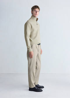 Thermolite® zip-neck sweatshirt — Light/Pastel Grey 5