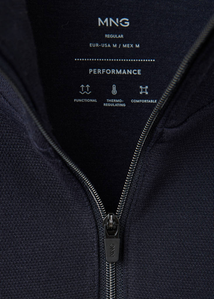 Thermolite® zip-neck sweatshirt - thumbnail 7