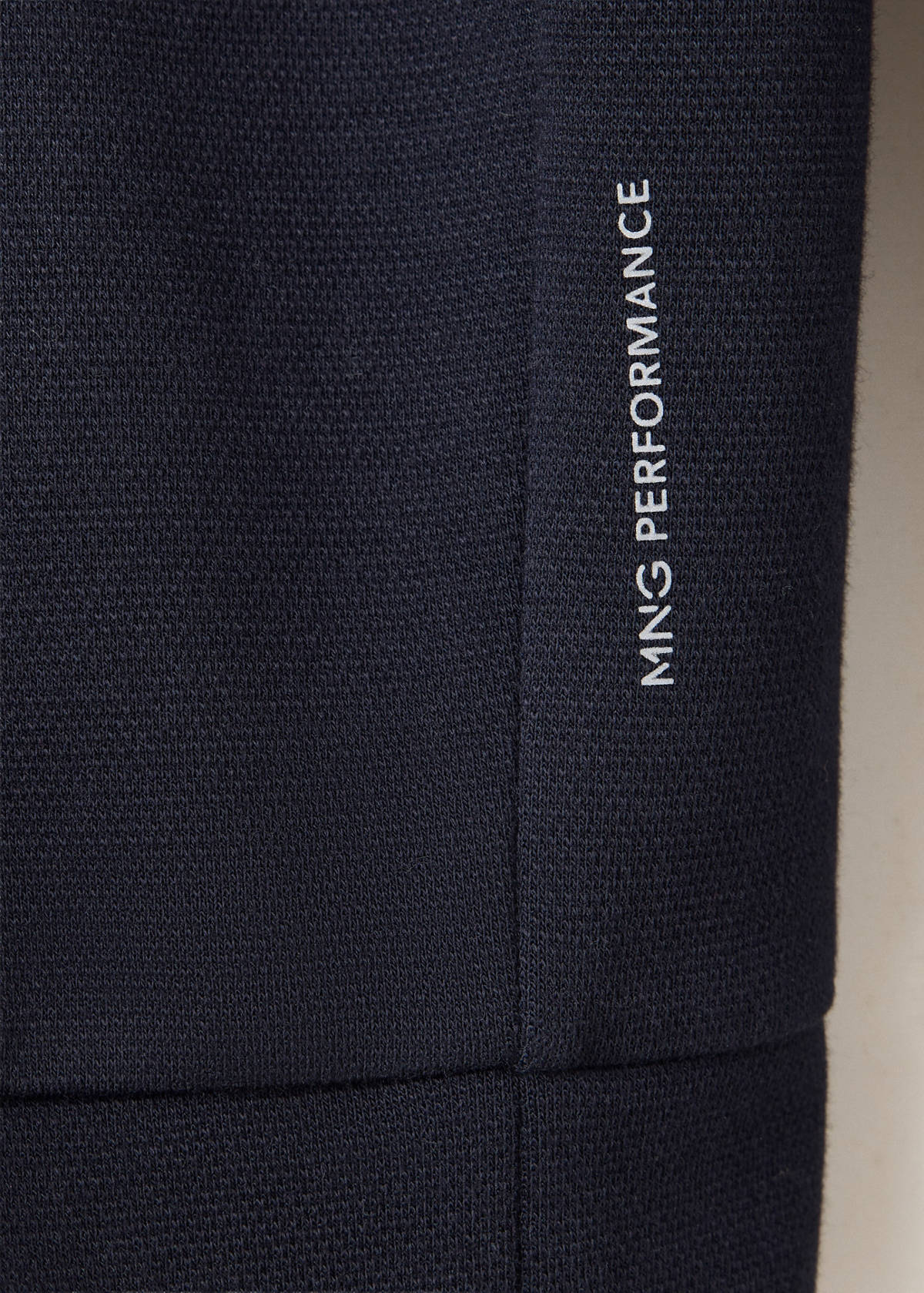 Thermolite® zip-neck sweatshirt — Navy