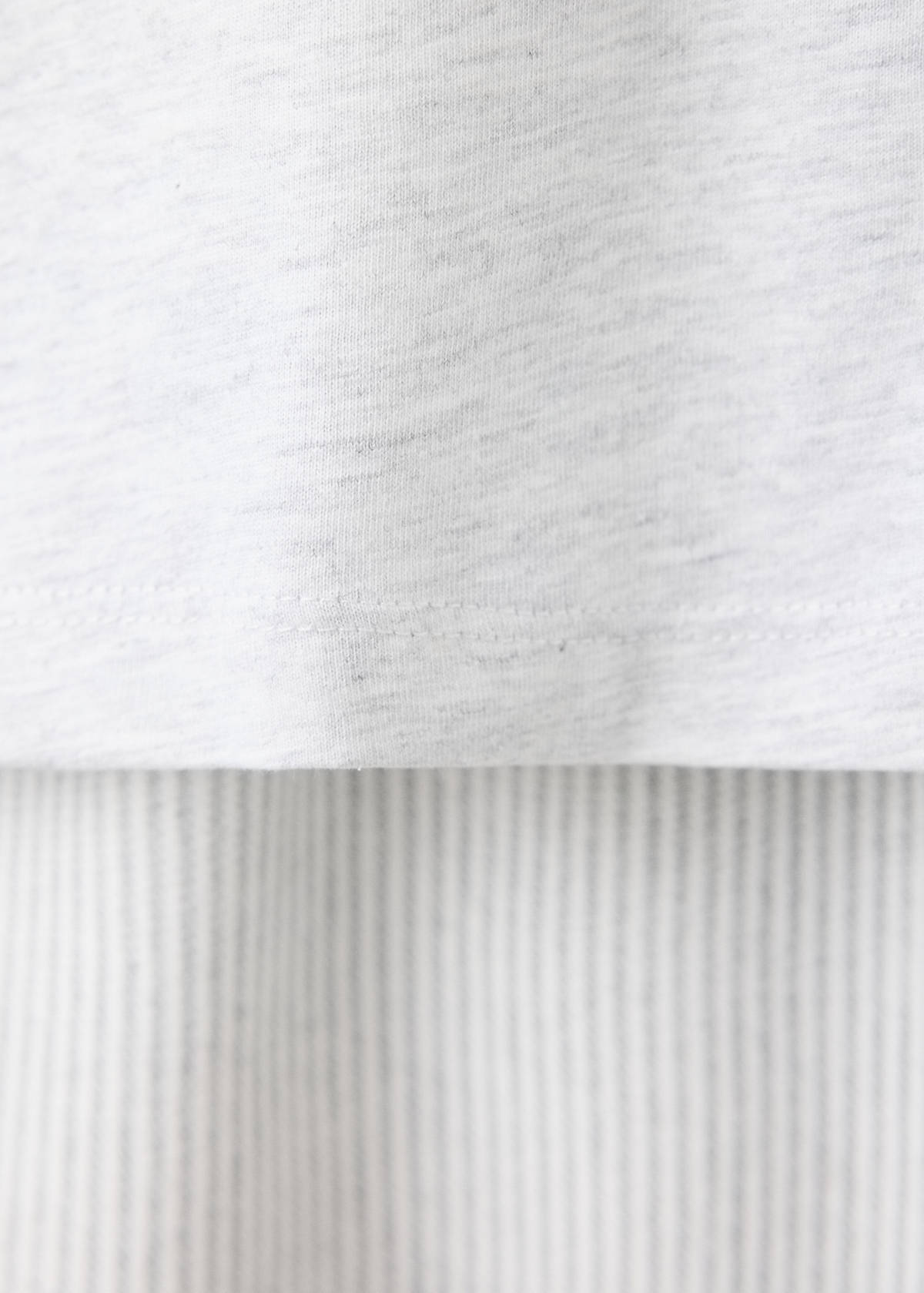 Full-length cotton pajama set — Grey