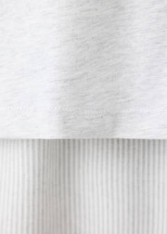 Full-length cotton pajama set — Grey 6