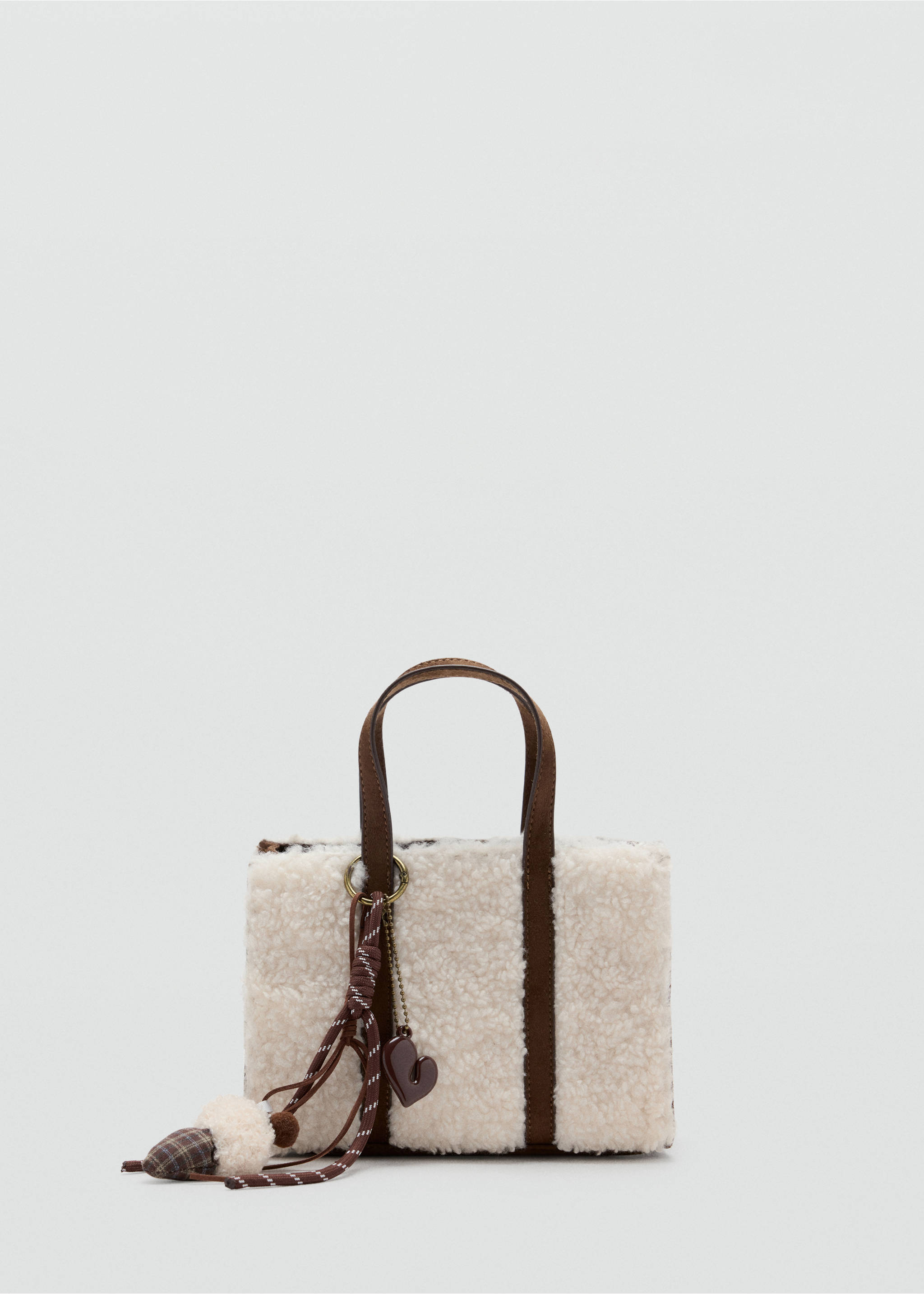 Mini sheepskin bag - Article without model, Sand. Ref: 37026745-00.