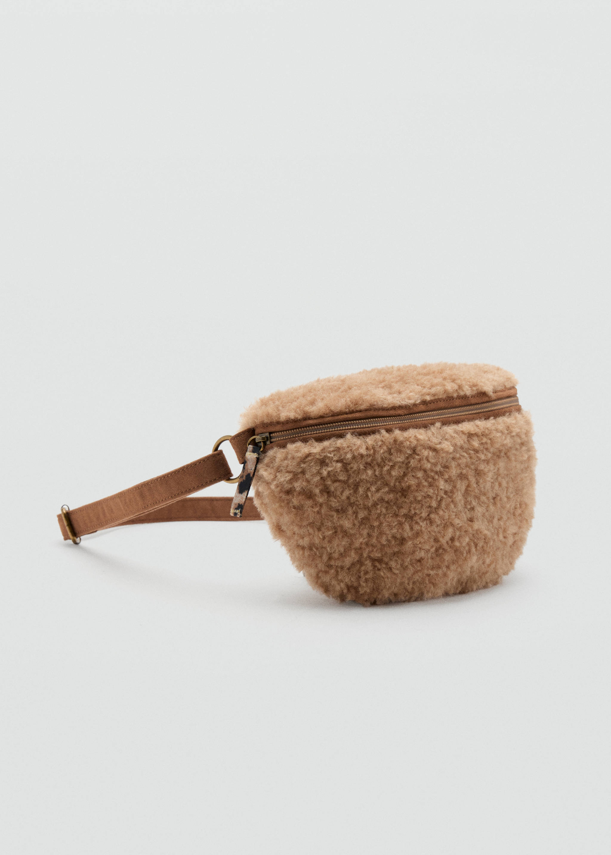 Faux fur bum bag - Medium plane