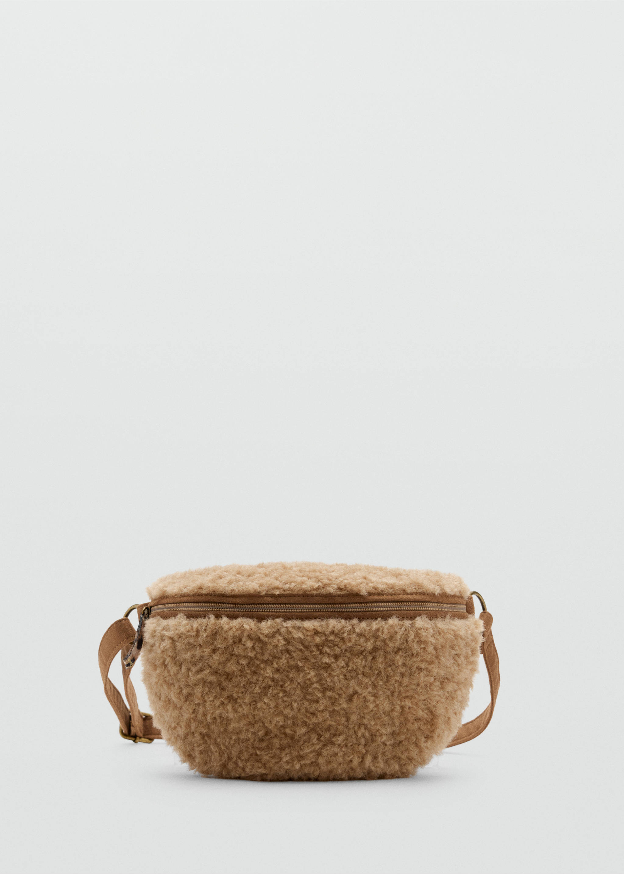 Faux fur bum bag - Article without model, Medium Brown. Ref: 37026746-00.