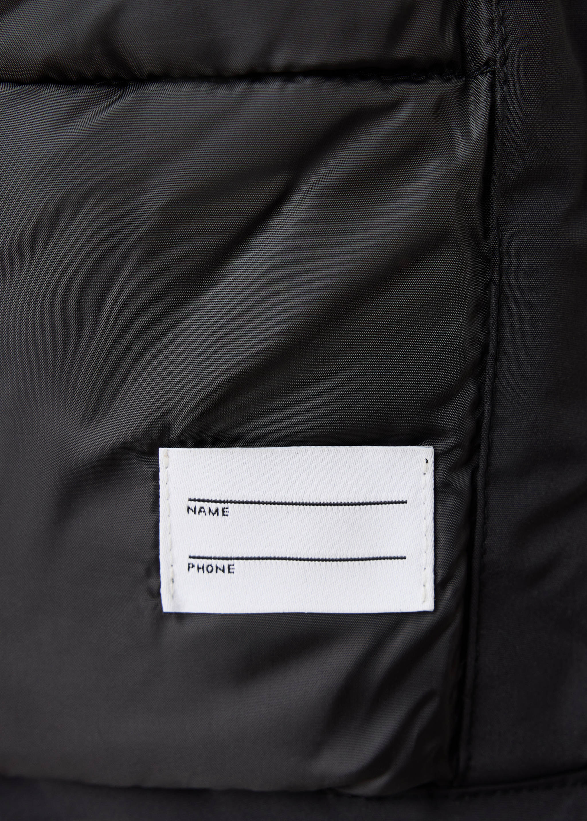 Anorak matelassé capuche imitation fourrure - Détail de l'article 0