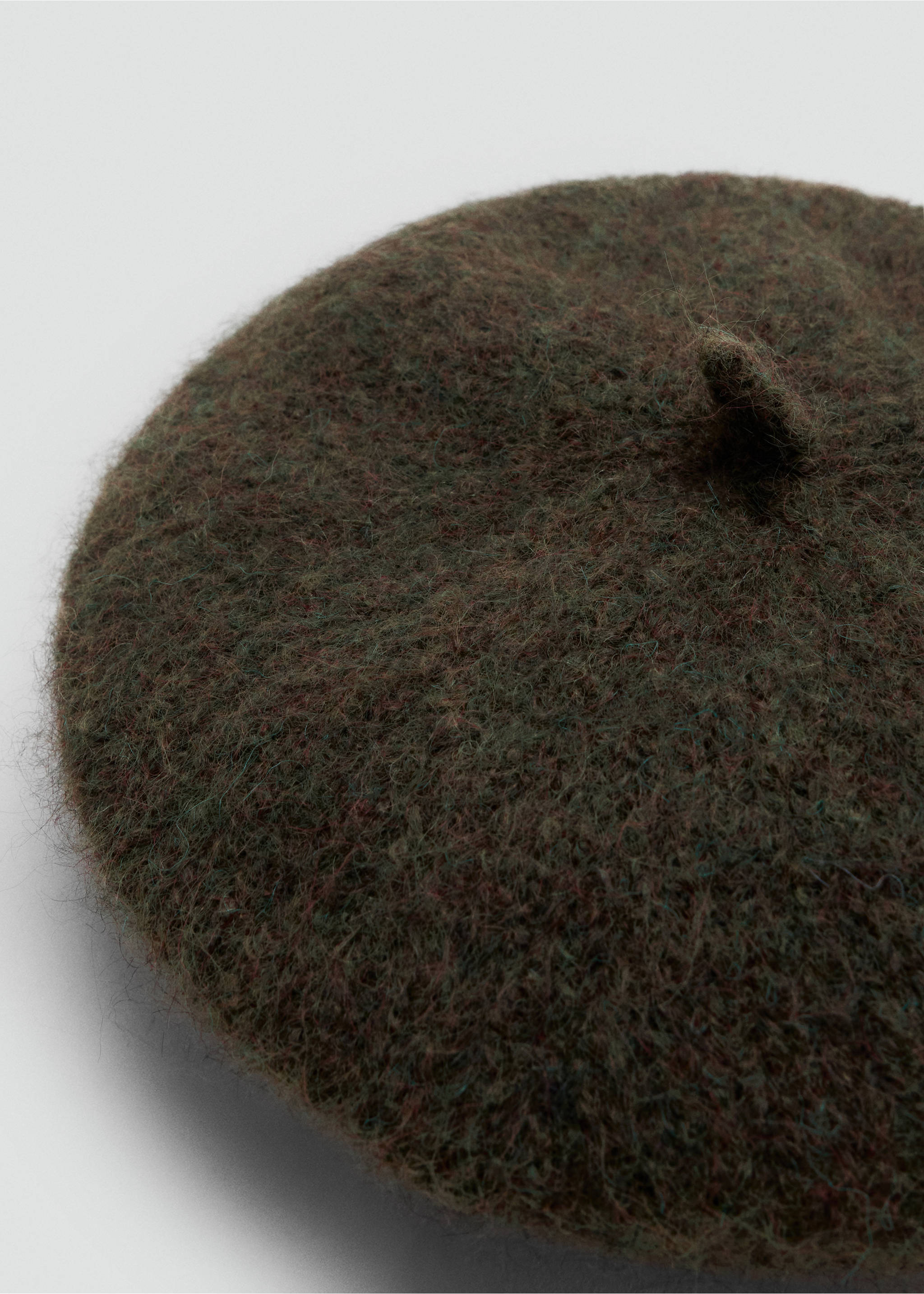 Baret van een wolblend - Middenvlak, Kaki. Ref: 37027121-00.