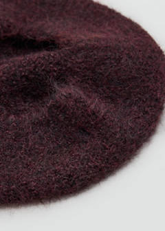 Wool-blend beret — Burgundy 3