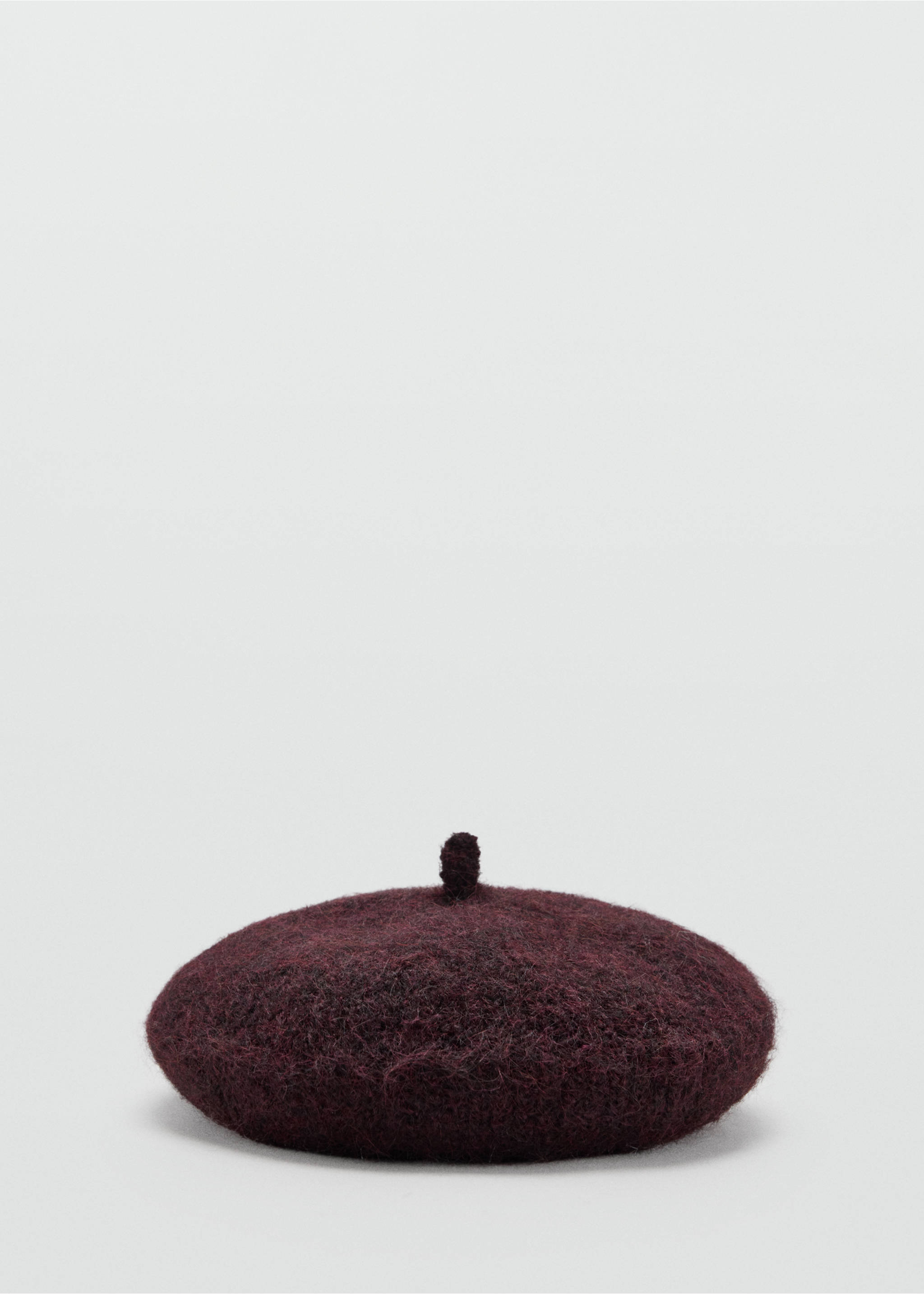 Baret van een wolblend - Artikel zonder model, Bordeaux. Ref: 37027121-00.
