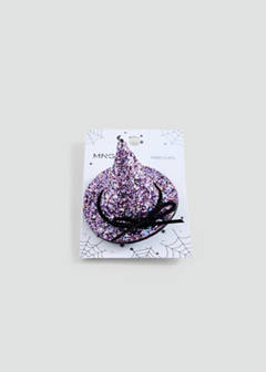 Halloween Halloween hat hair clip — Lilac 4