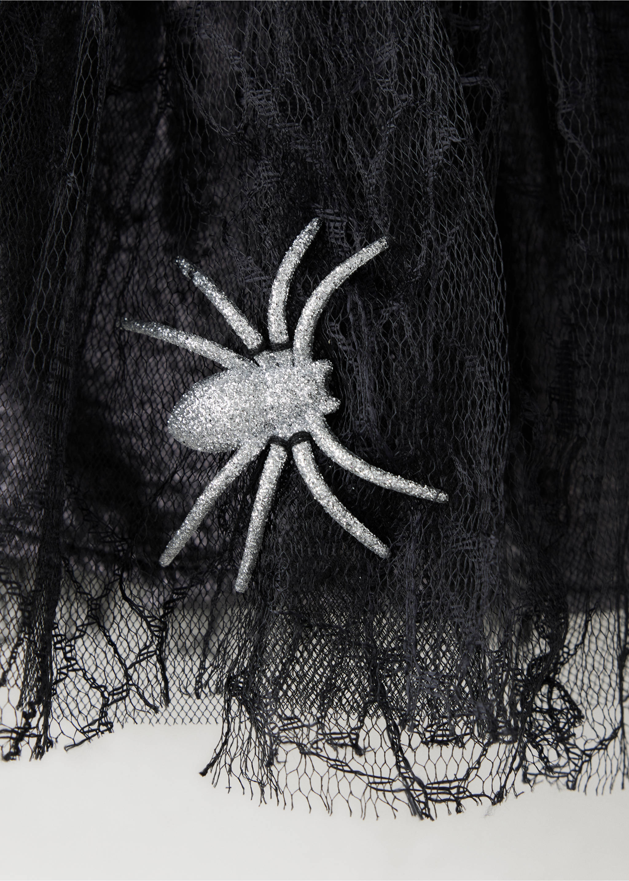 Halloween spider tulle skirt - Details of the article 1, Black. Ref: 37027124-00.