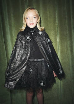 Halloween spider tulle skirt — Black 1