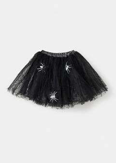 Halloween spider tulle skirt — Black 3