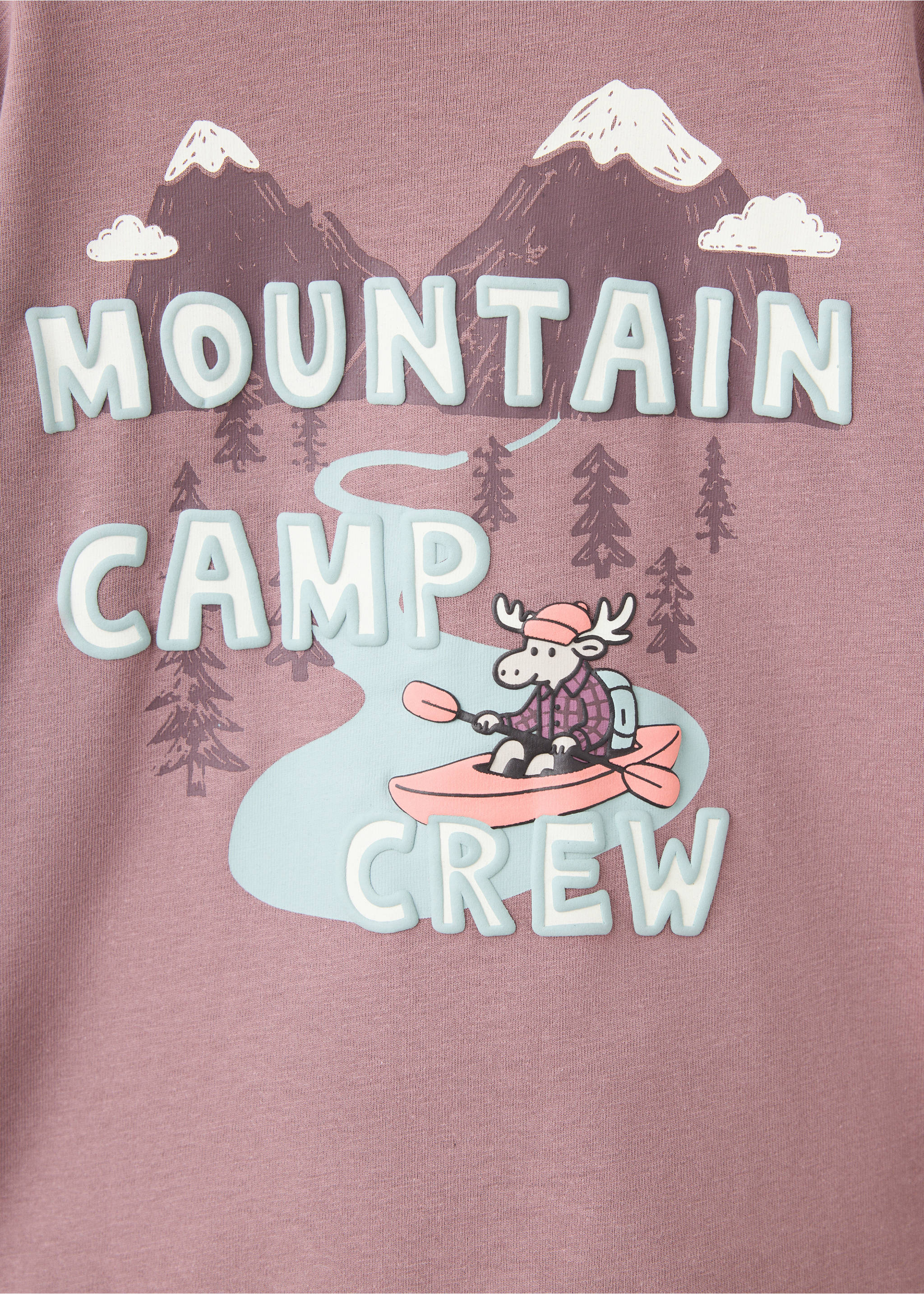 100% cotton printed t-shirt - Details of the article 0, Light/Pastel Purple. Ref: 37027132-00.
