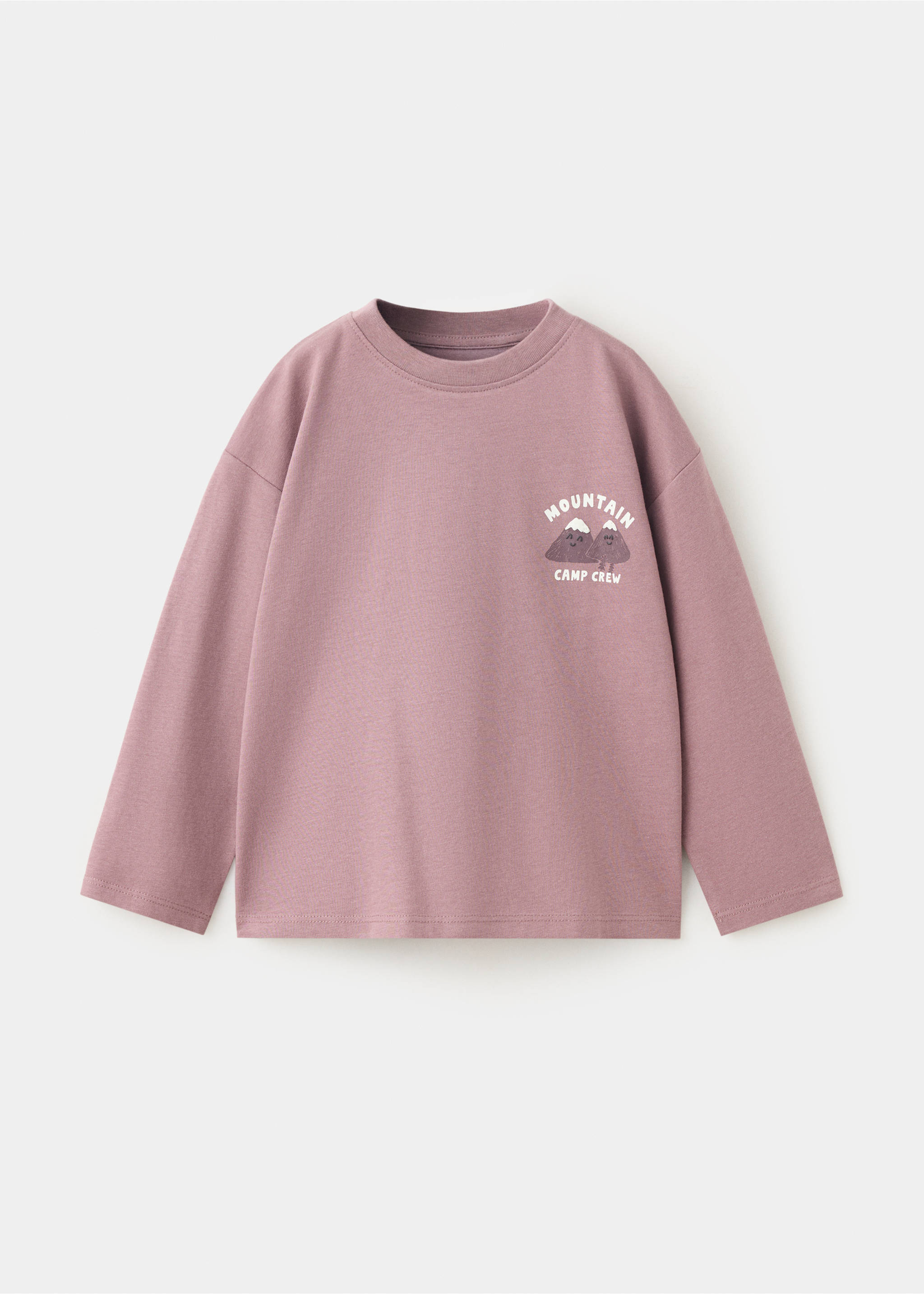 100% cotton printed t-shirt - Article without model, Light/Pastel Purple. Ref: 37027132-00.