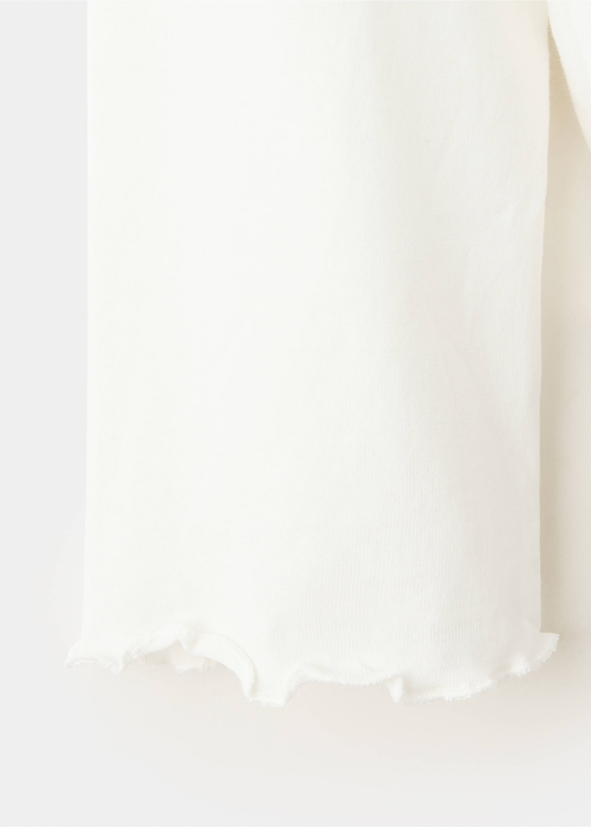 Cotton T-shirt with print detail - Details of the article 0, Off White. Ref: 37027134-00.