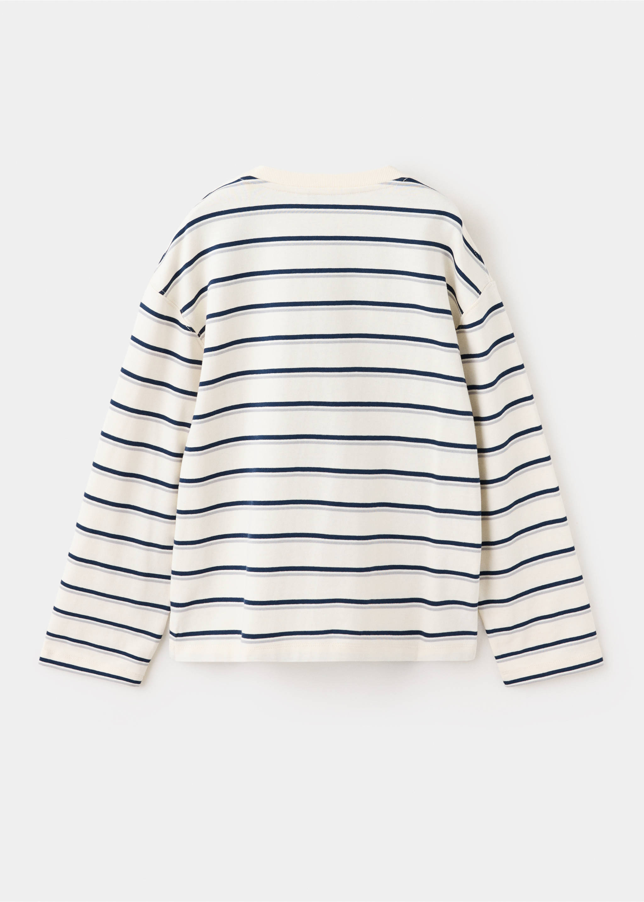 Oversized striped T-shirt - Reverse of the article, Off White. Ref: 37027136-00.