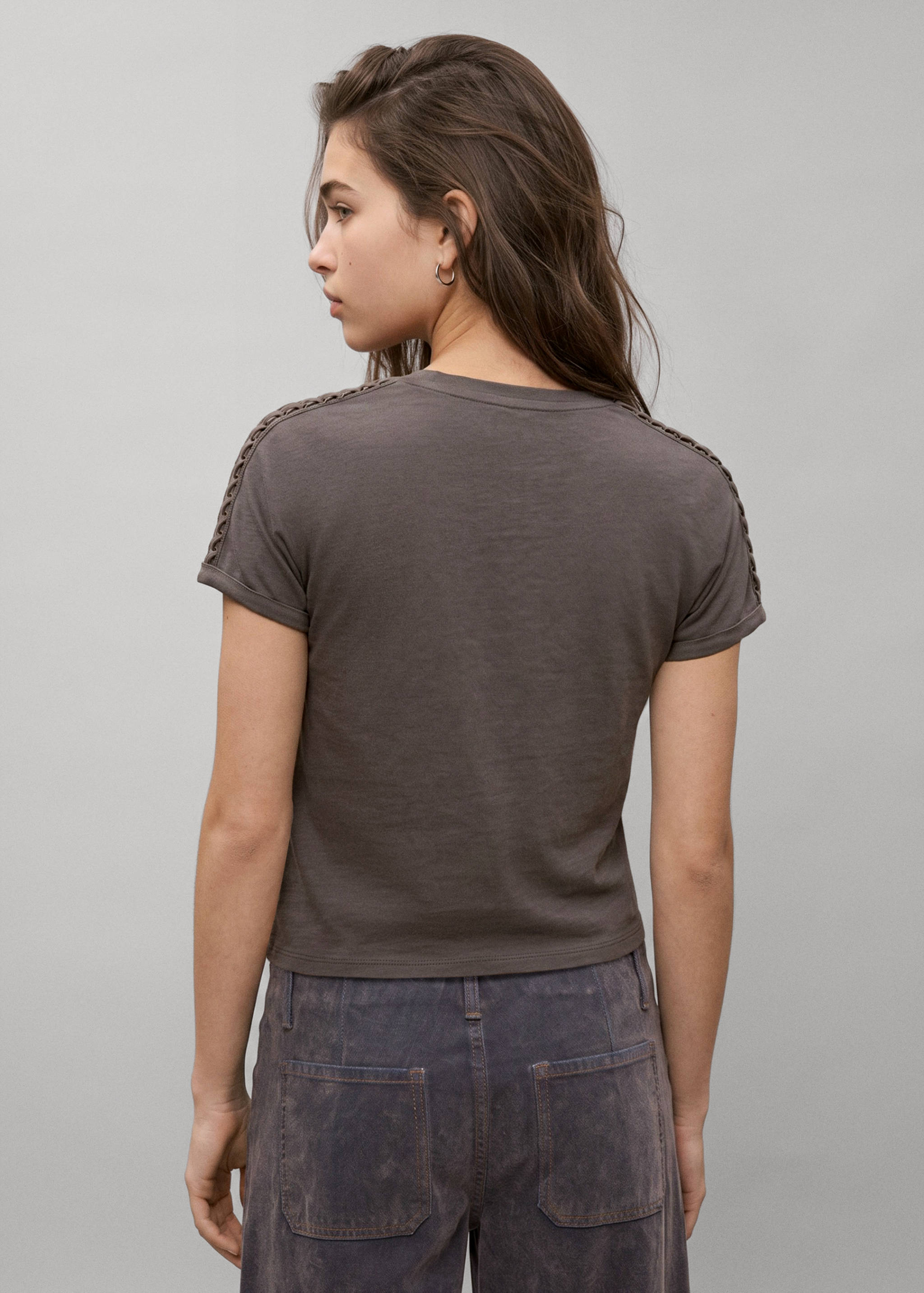 T-shirt coton manches courtes - Verso de l’article
