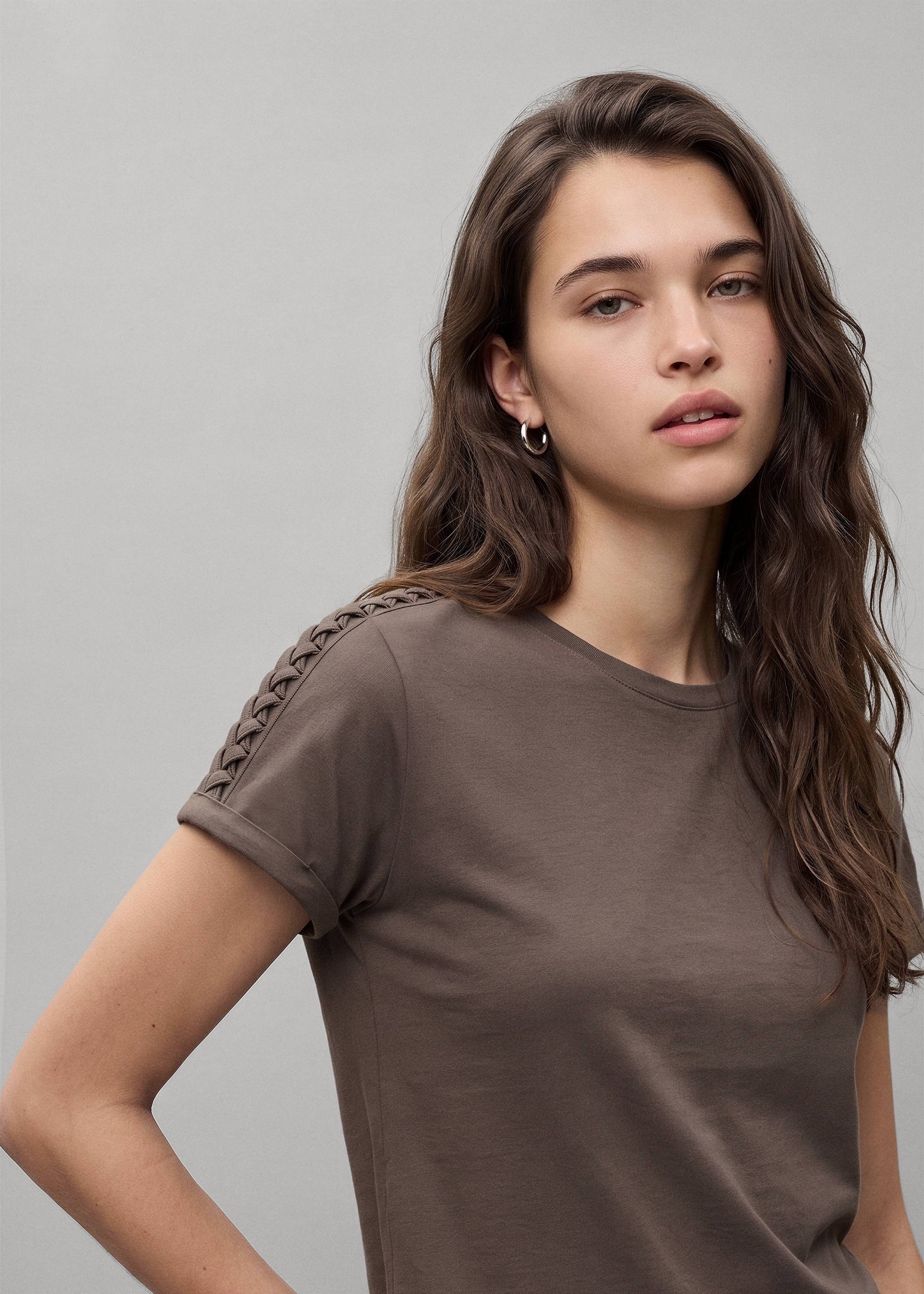 T-shirt coton manches courtes - Détail de l'article 1