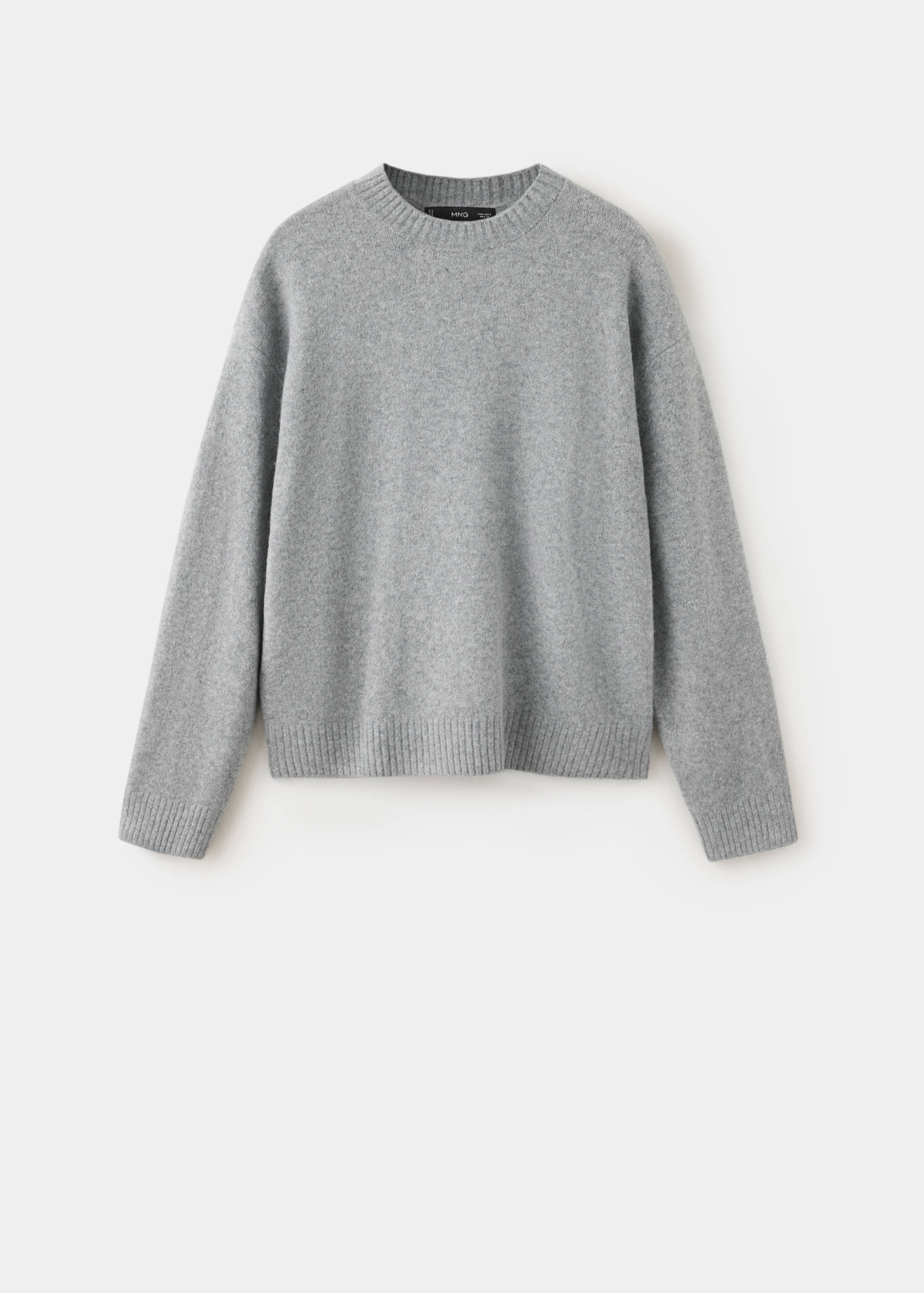 Round-neck knitted sweater - Article without model