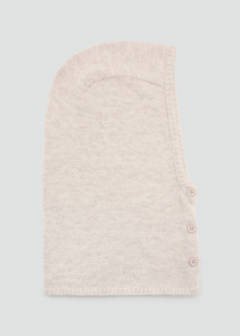 Balaclava knit buttons — Ecru 1