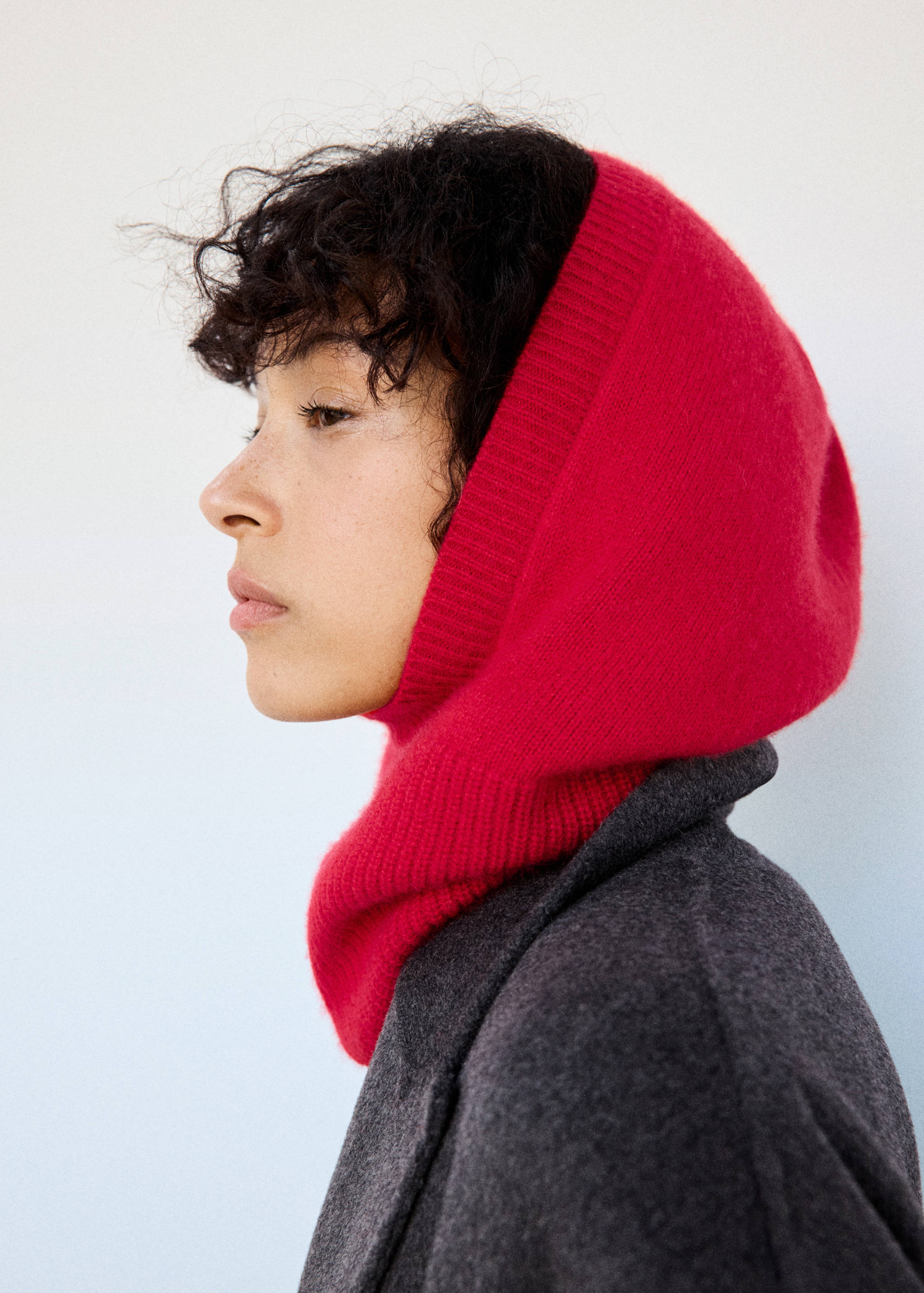 Balaclava knit buttons - General plane