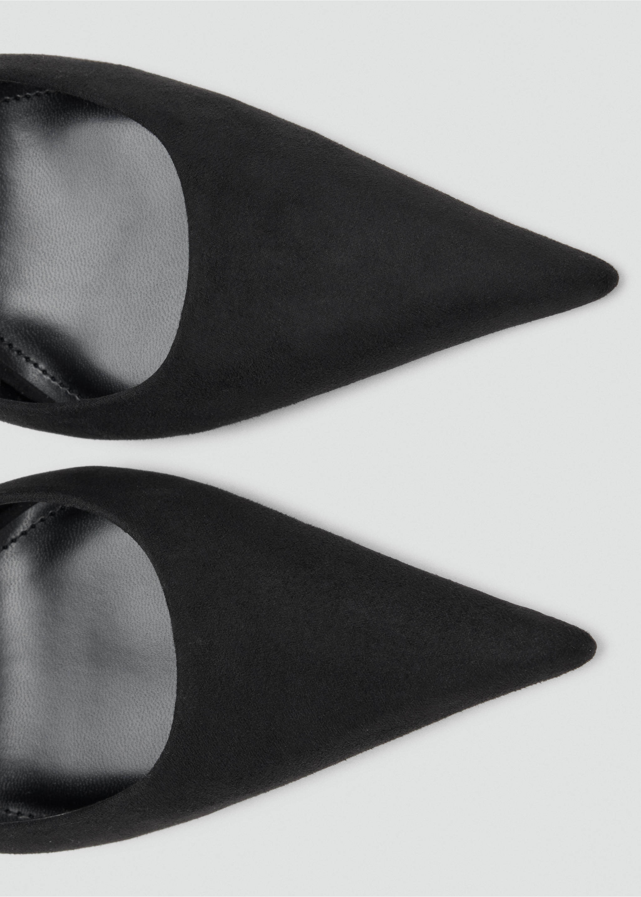 Close-up of black pointed shoes., Black. Ref: 37027779-00.