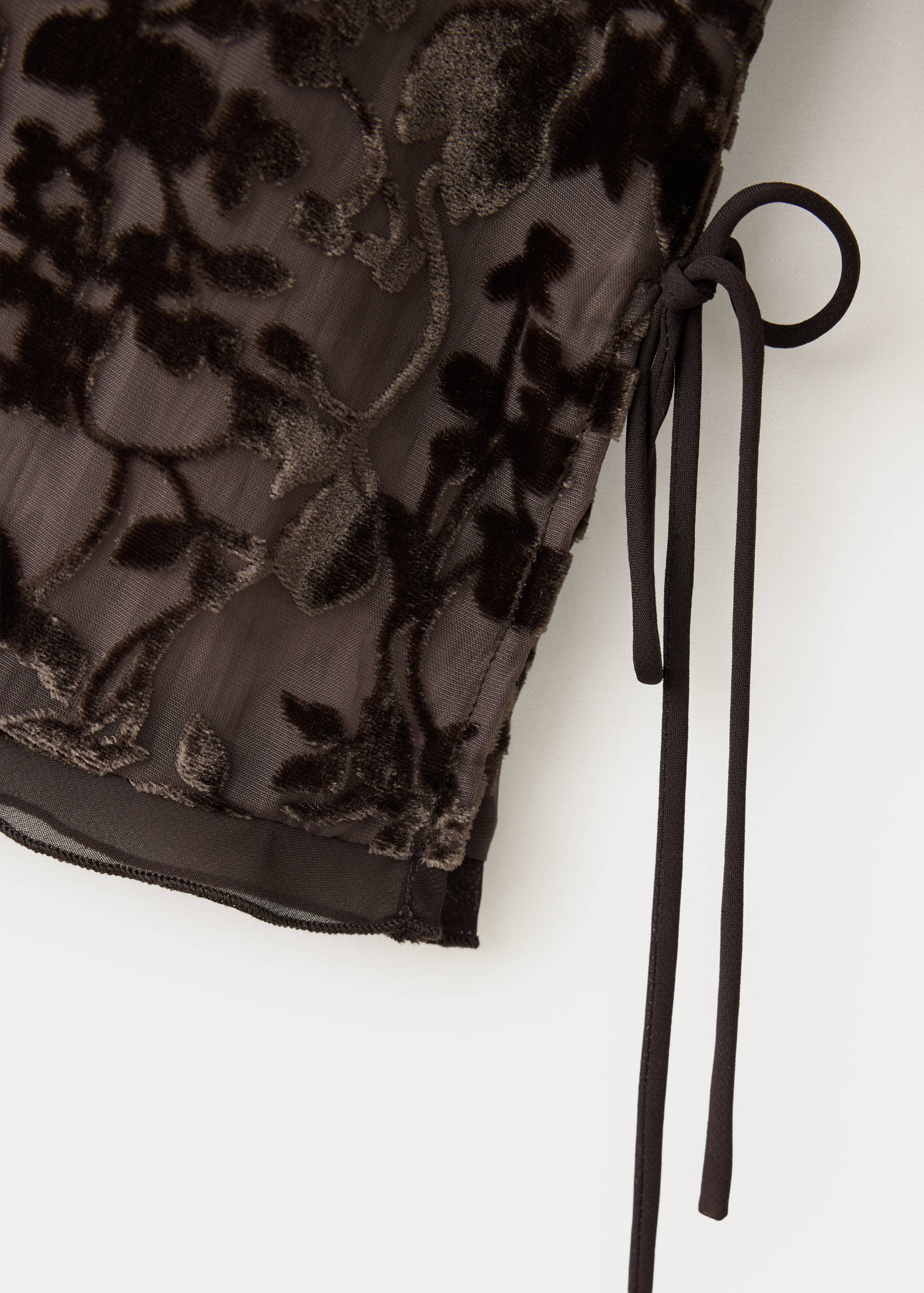Blouse en dévoré avec nœuds - Détail de l'article 8