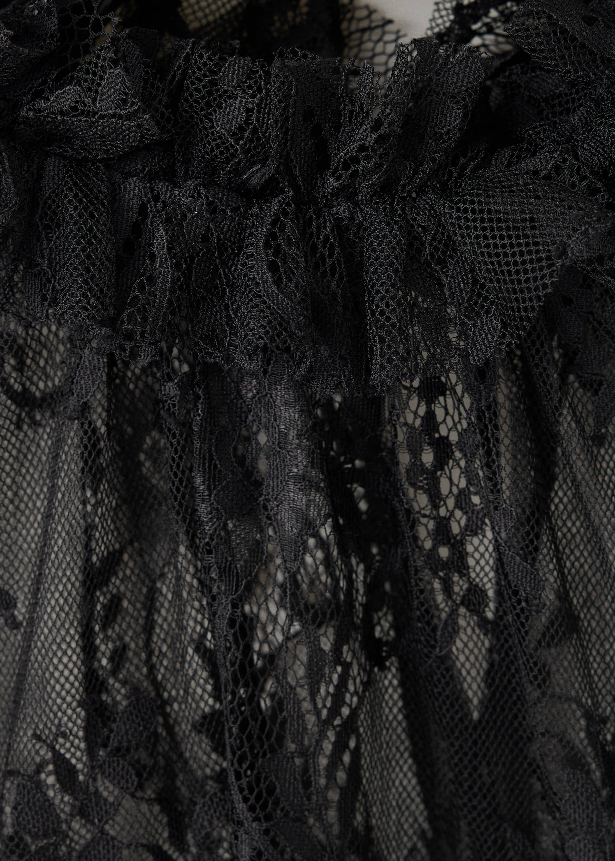 Blouse en dentelle semi-transparente - Détail de l'article 8