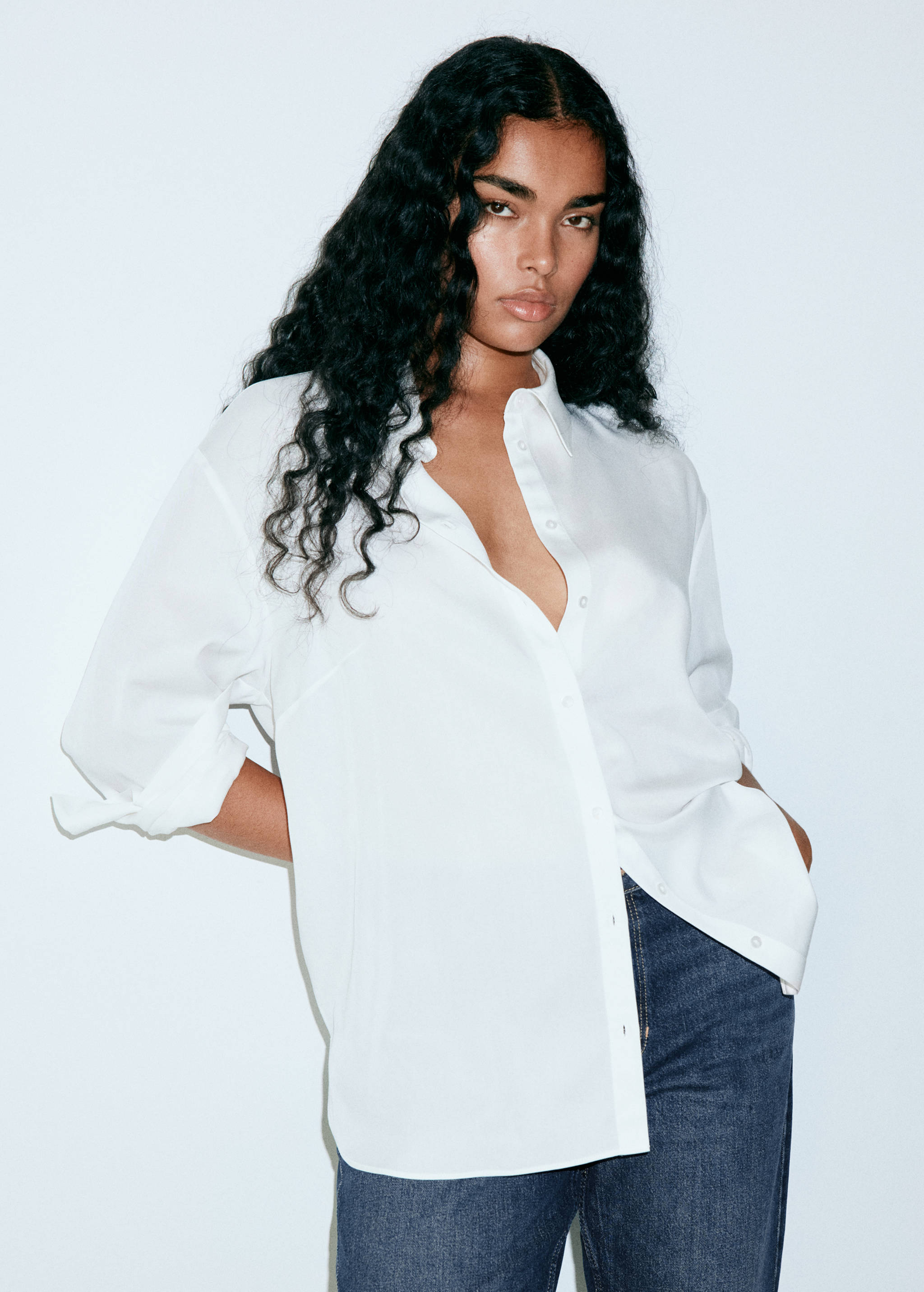 High waist flare jeans - Details of the article 6