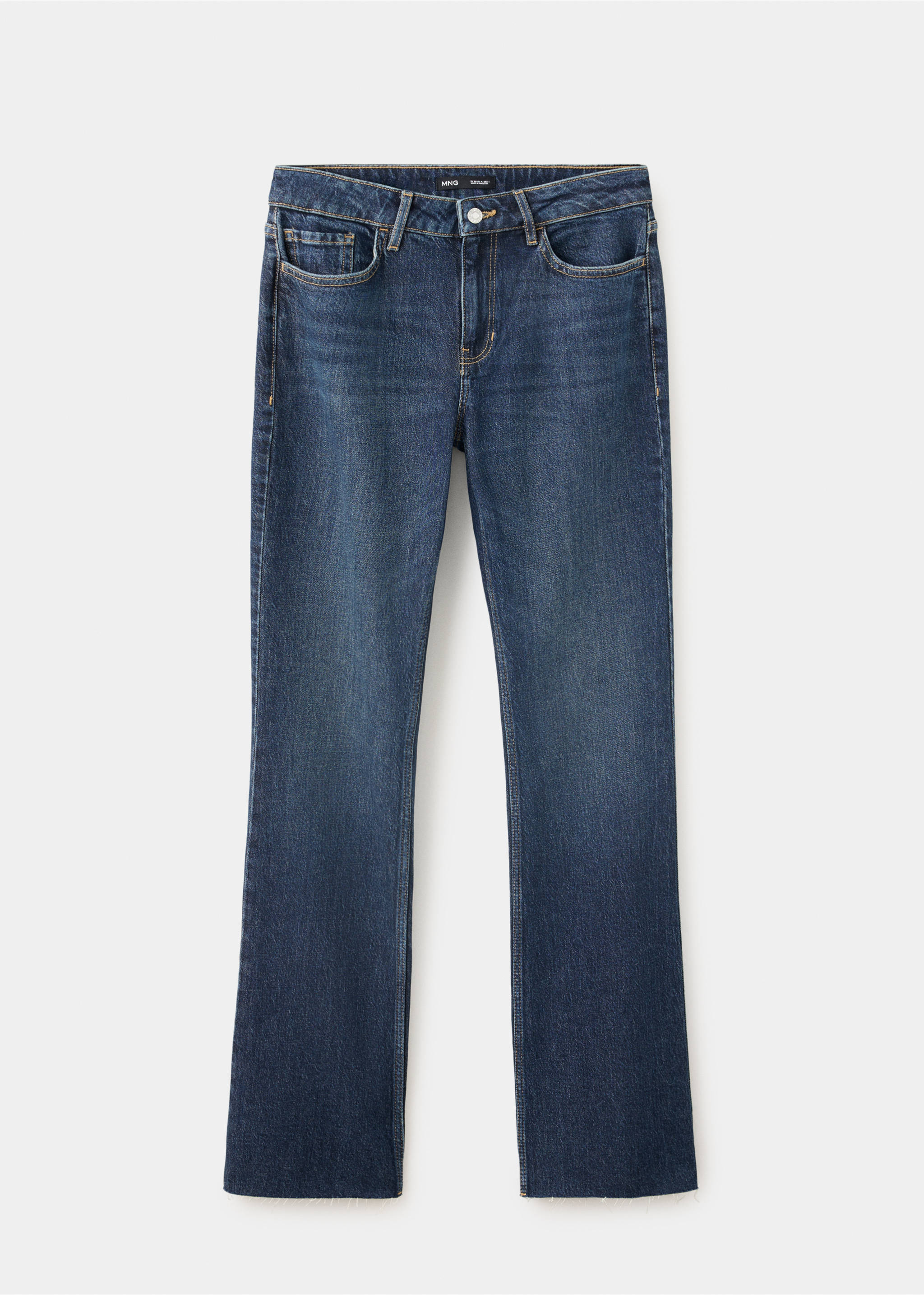 High waist flare jeans - Article without model, Dark Blue. Ref: 37027793-00.