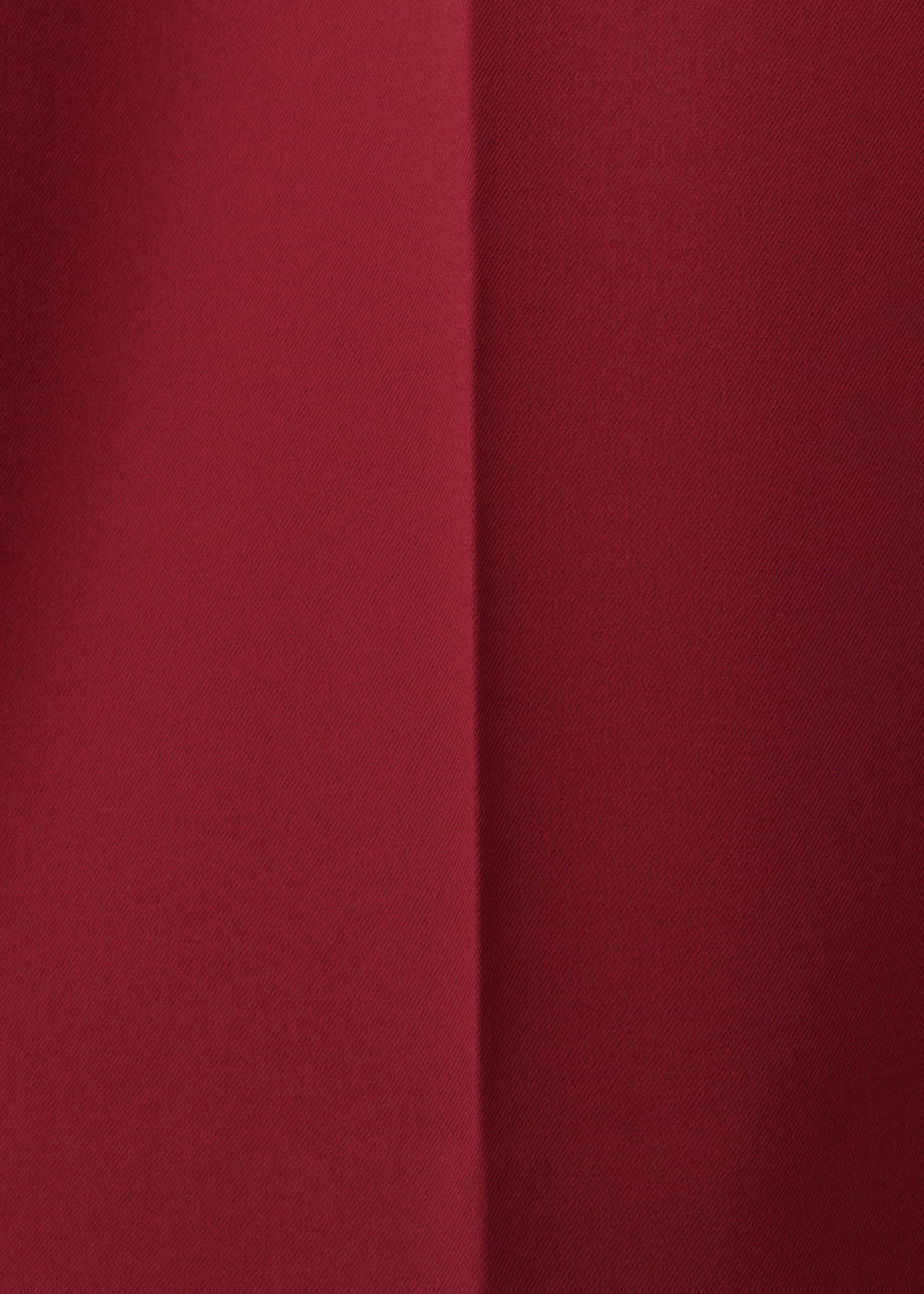 Strapless ruched jumpsuit — Red