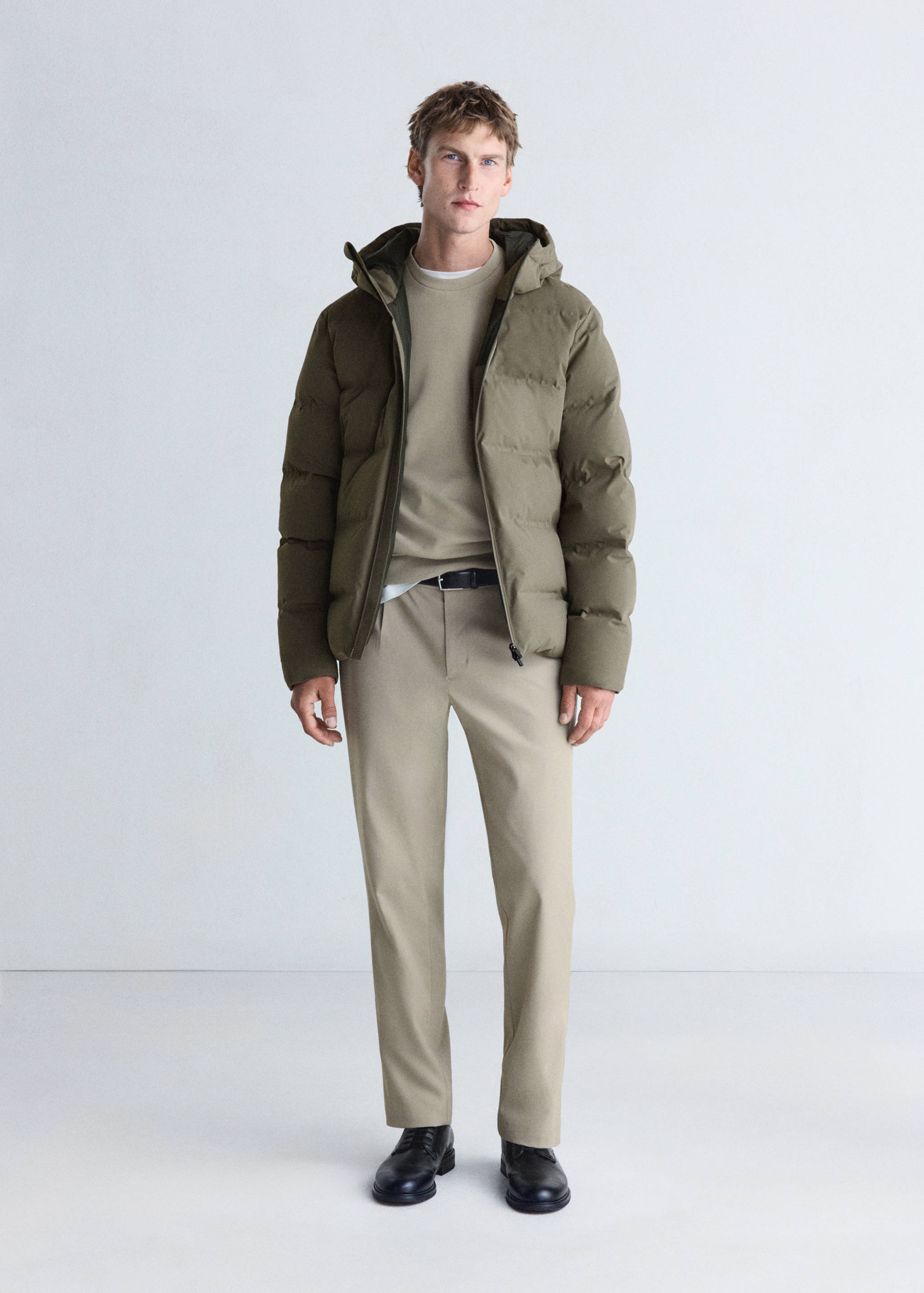 Anorak matelassé rembourré de duvet, imperméable - Plan général