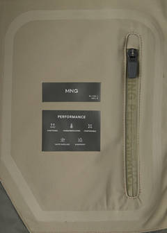Waterproof quilted down-filled anorak — Medium Brown 11