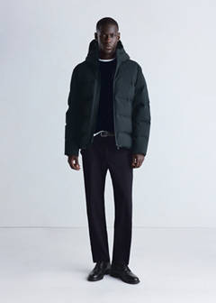 Waterproof quilted down-filled anorak — Night Blue 2