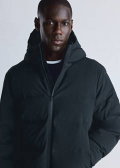 Waterproof quilted down-filled anorak — Night Blue 4