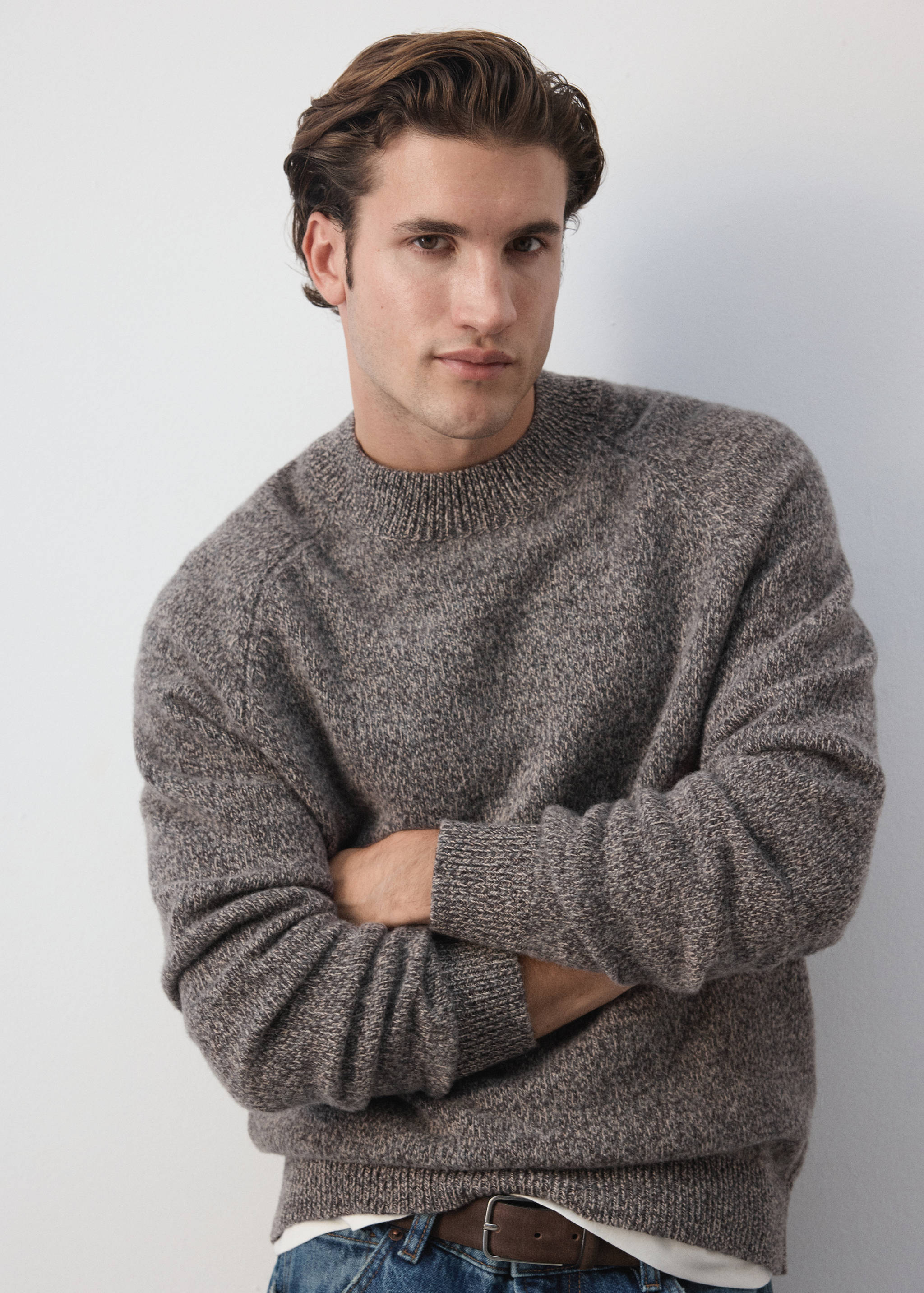 100% Italian wool knit jumper - Details of the article 1