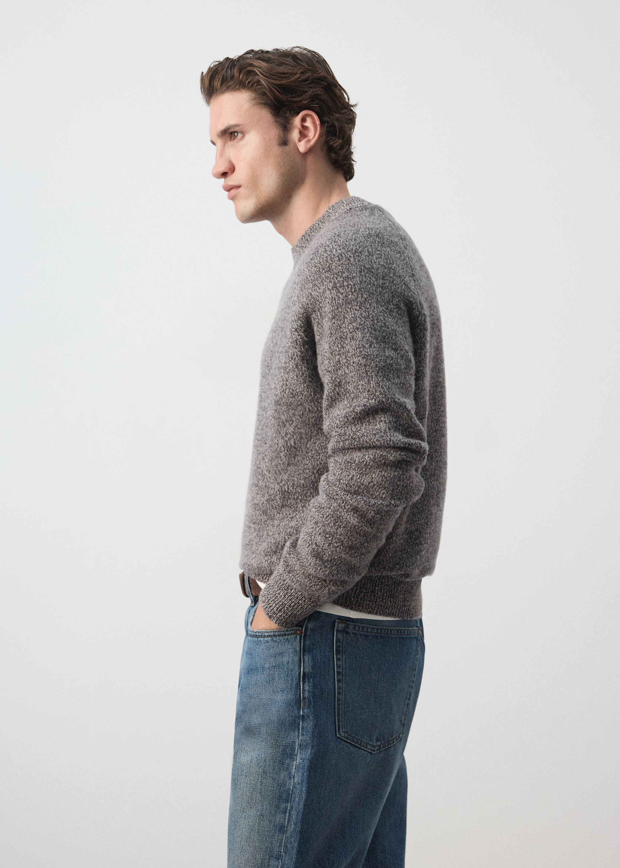 100% Italian wool knit jumper - Details of the article 2