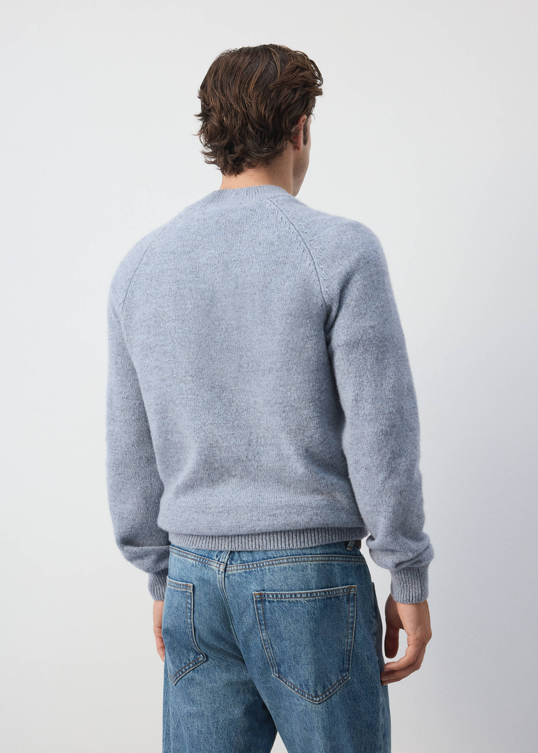 100% Italian wool knit jumper - Reverse of the article