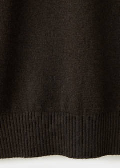 100% wool fine-knit sweater — Chocolate 8