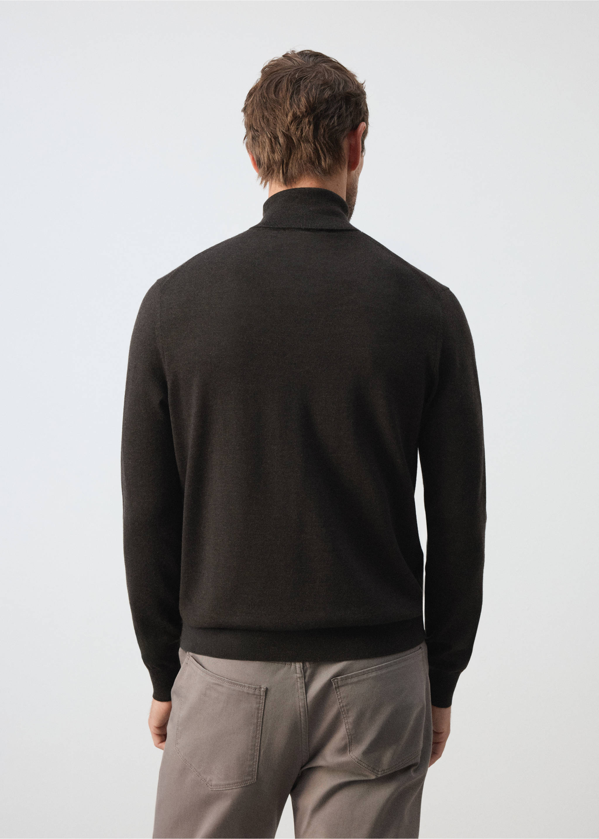 Sweater willyt - Reverse of the article, Chocolate. Ref: 37027889-00.