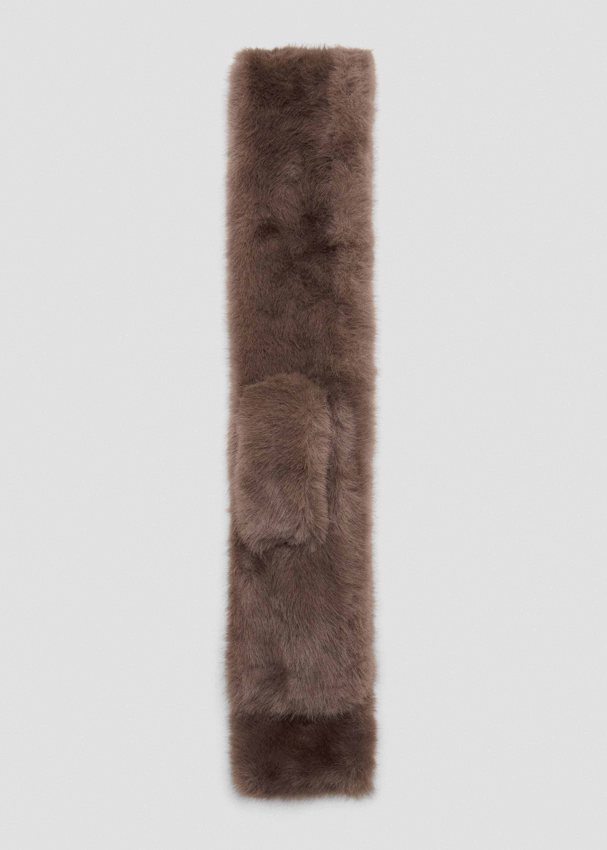 Faux-fur scarf - Article without model