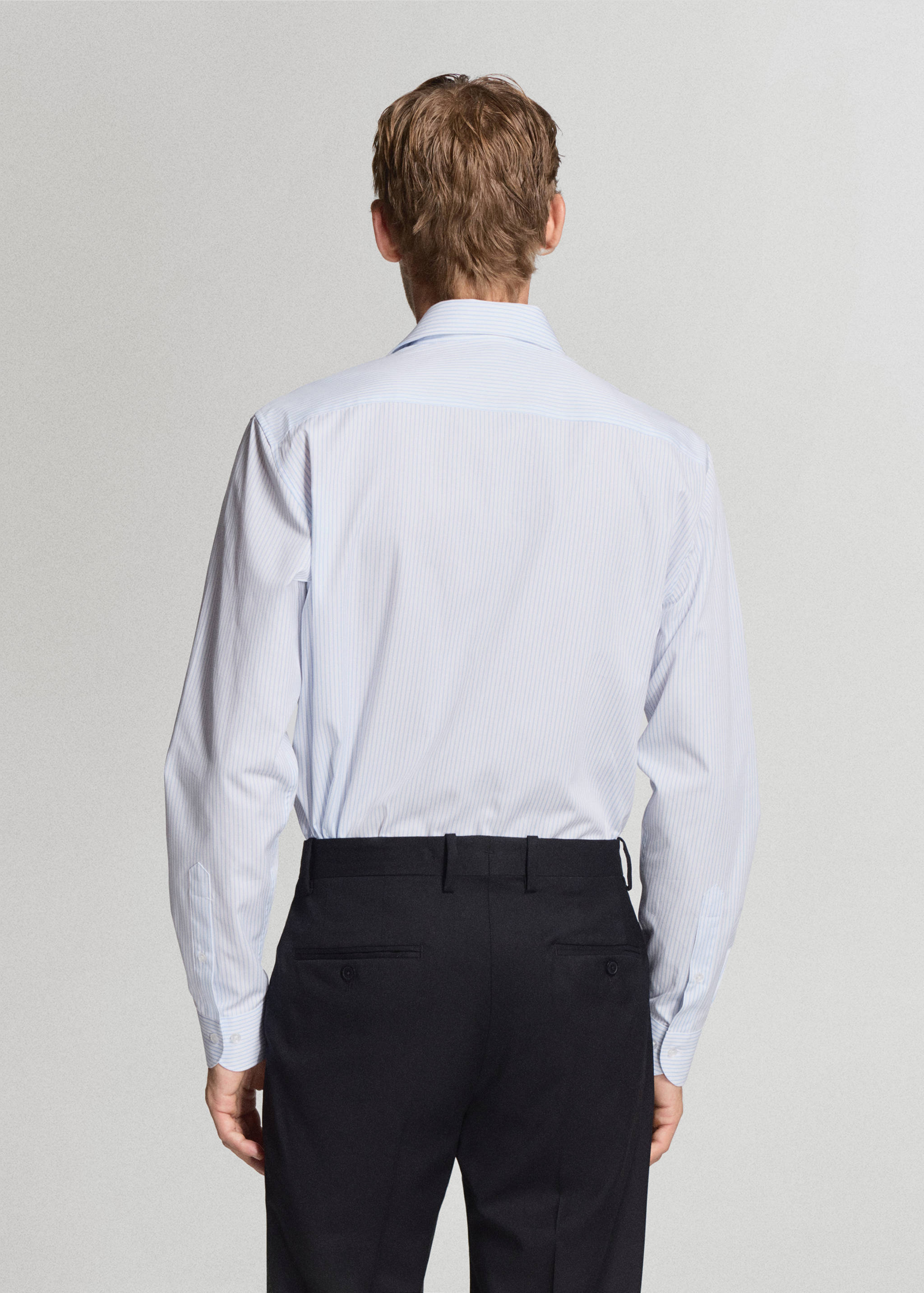 100% cotton striped shirt - Details of the article 1