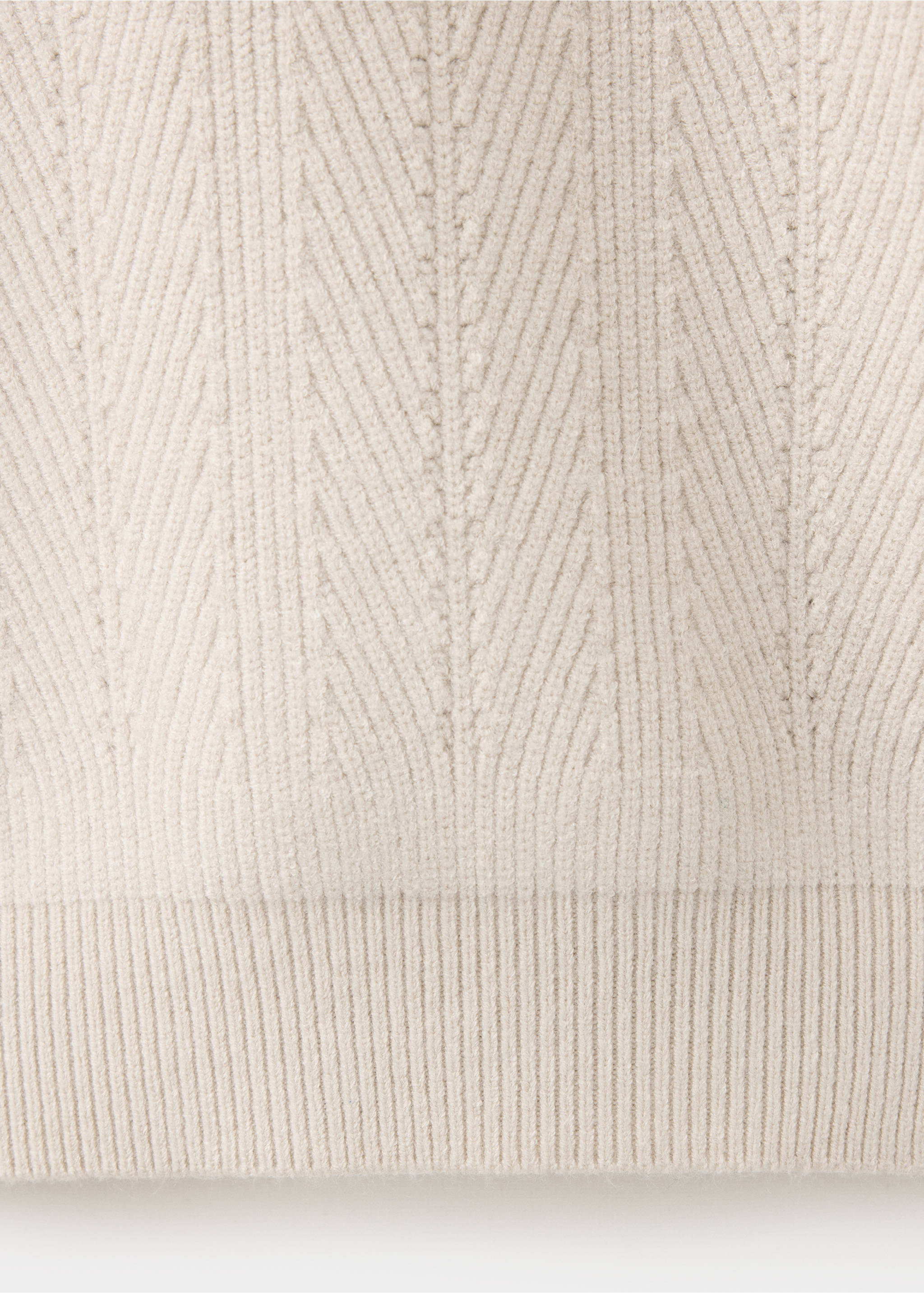 Structured knitted sweater - Details of the article 0, Ice Grey. Ref: 37027913-00.