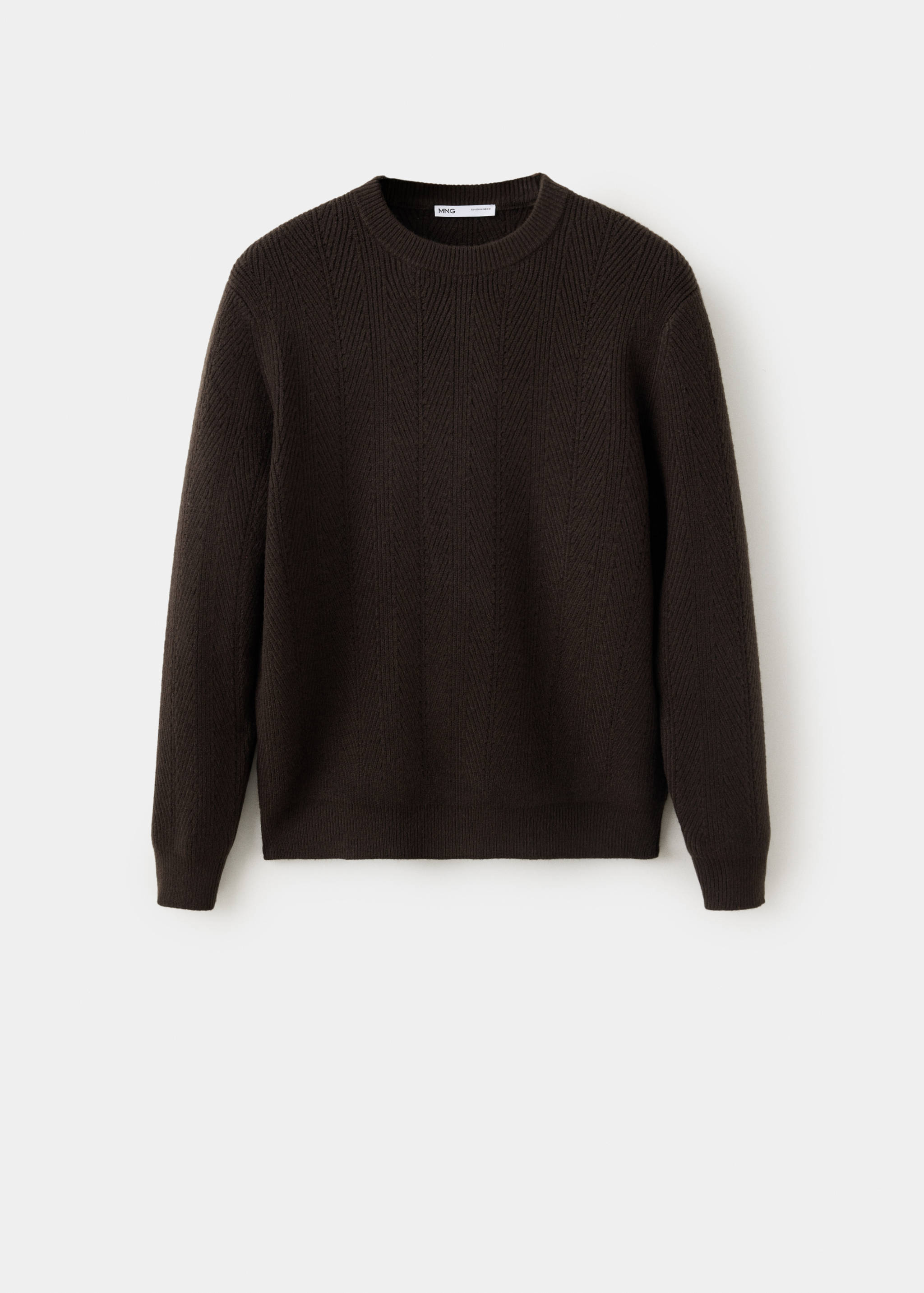 Structured knitted sweater - Article without model