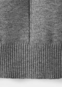Structured knitted sweater — Medium Heather Grey 8