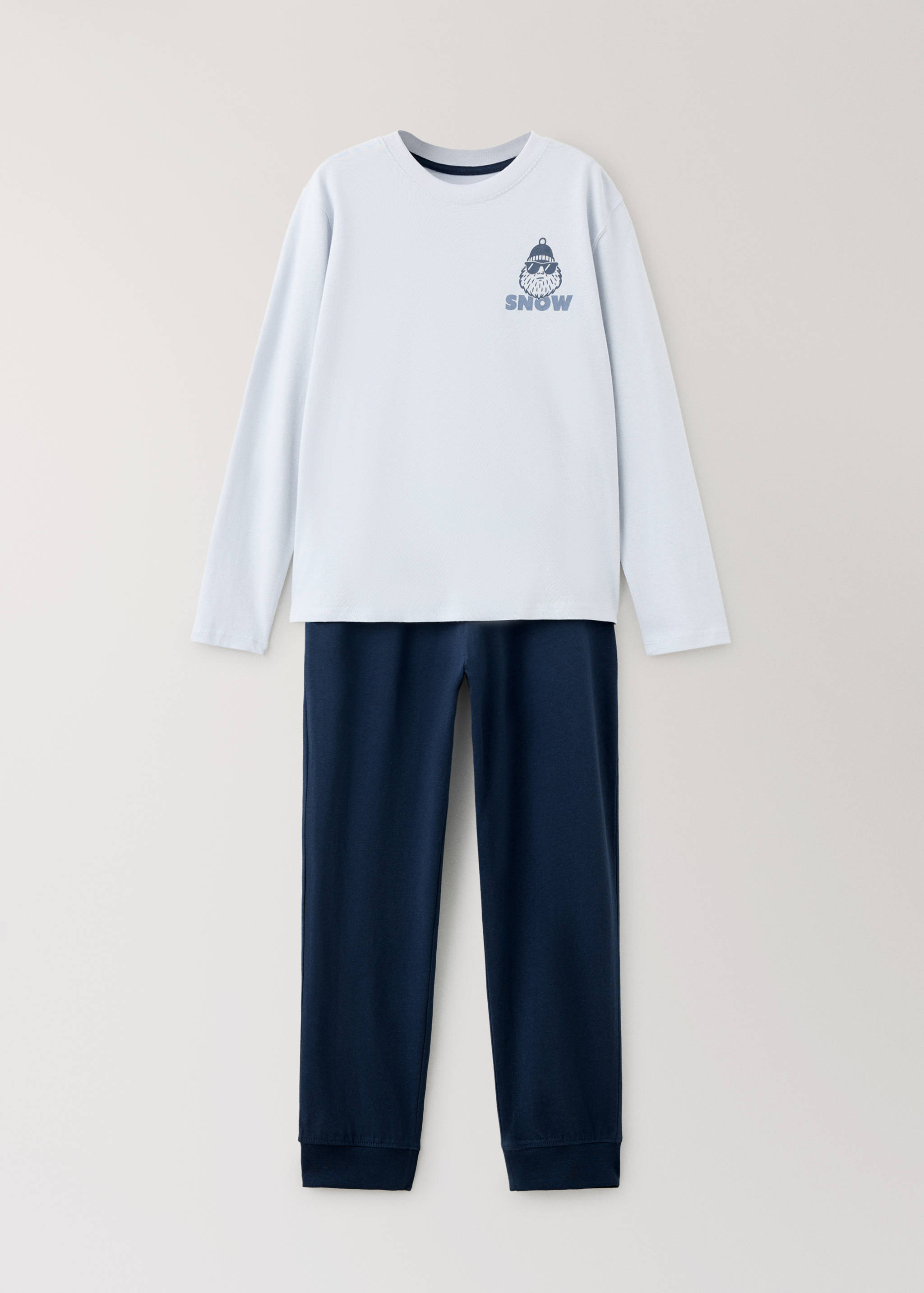 Full printed cotton pyjamas set - Article without model