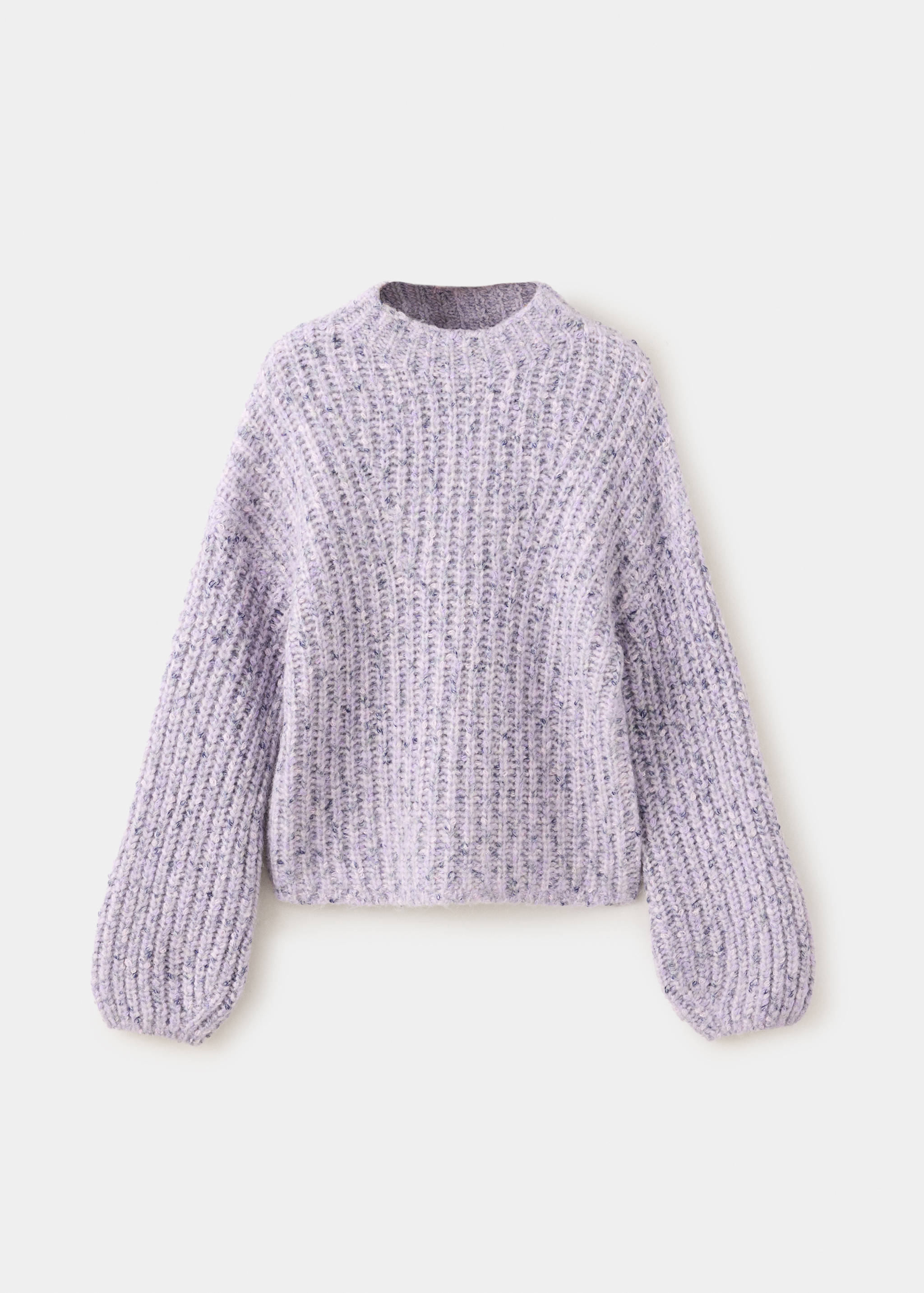 Pull côtelé jaspé - Article sans modèle