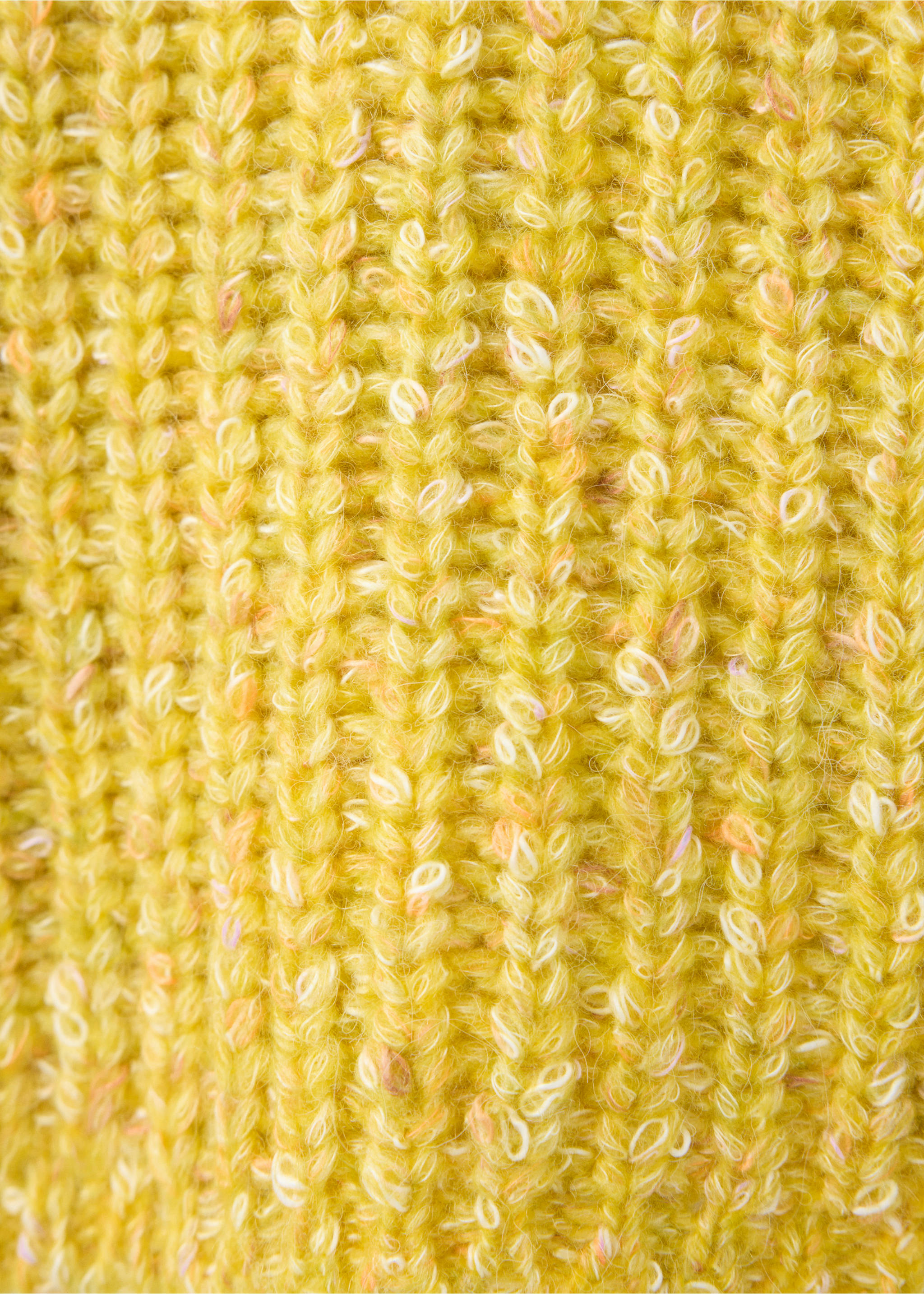 Pull côtelé jaspé - Détail de l'article 8, Citron vert. Ref: 37027923-00.