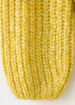 Flecked rib sweater — Lime 7