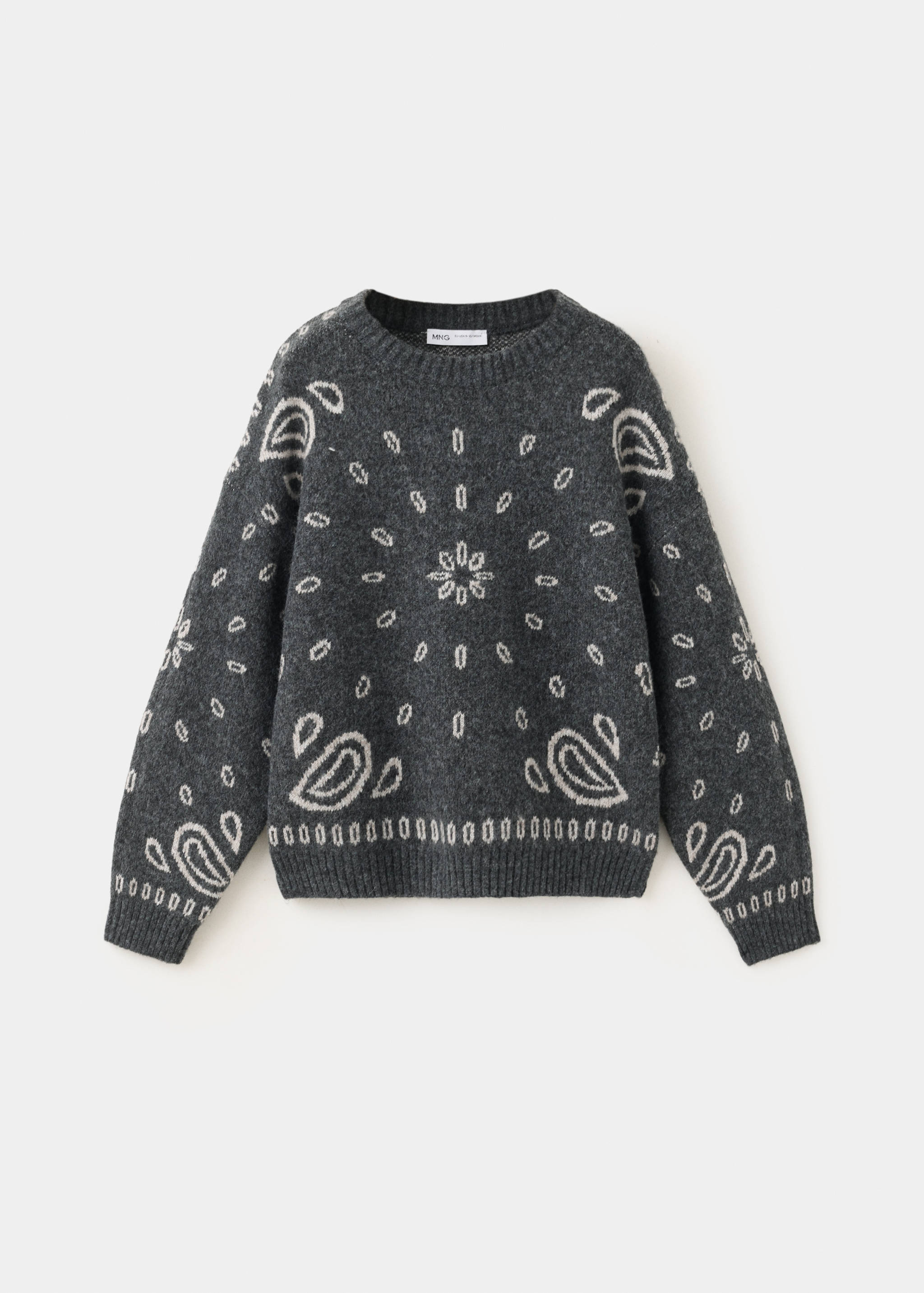 Pull-over maille jacquard - Article sans modèle
